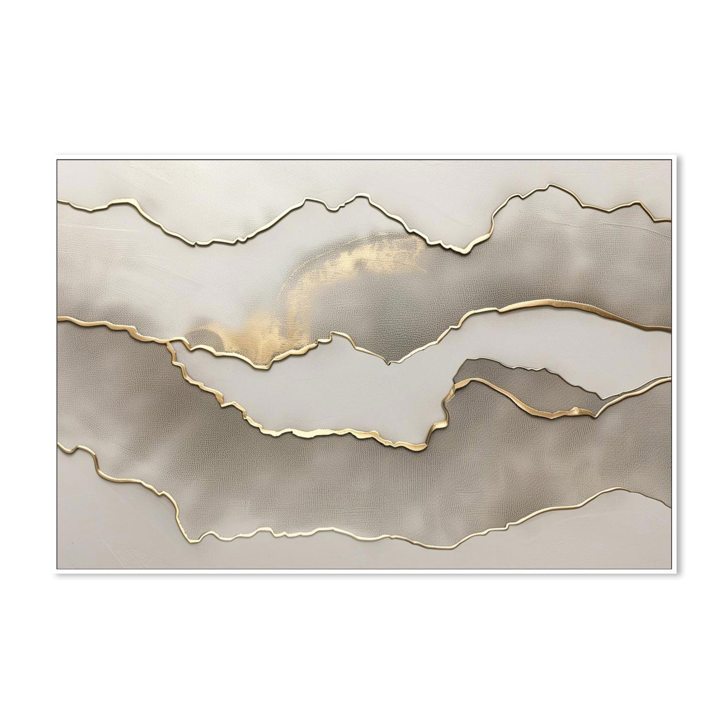 Metallic landscape, Style A, By Alma