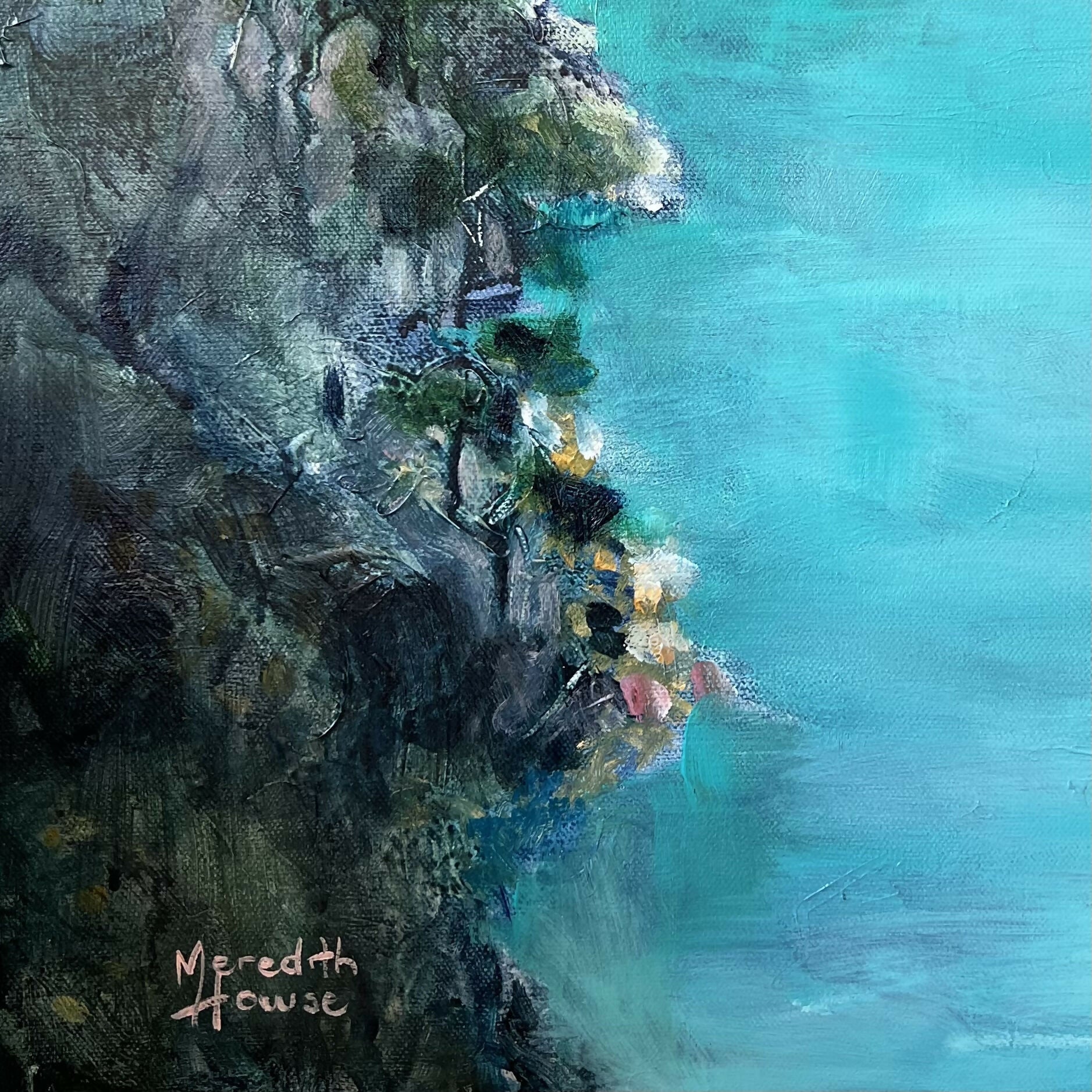 Queenstown Kawarau, Original Hand-Painted Canvas By Meredith Howse