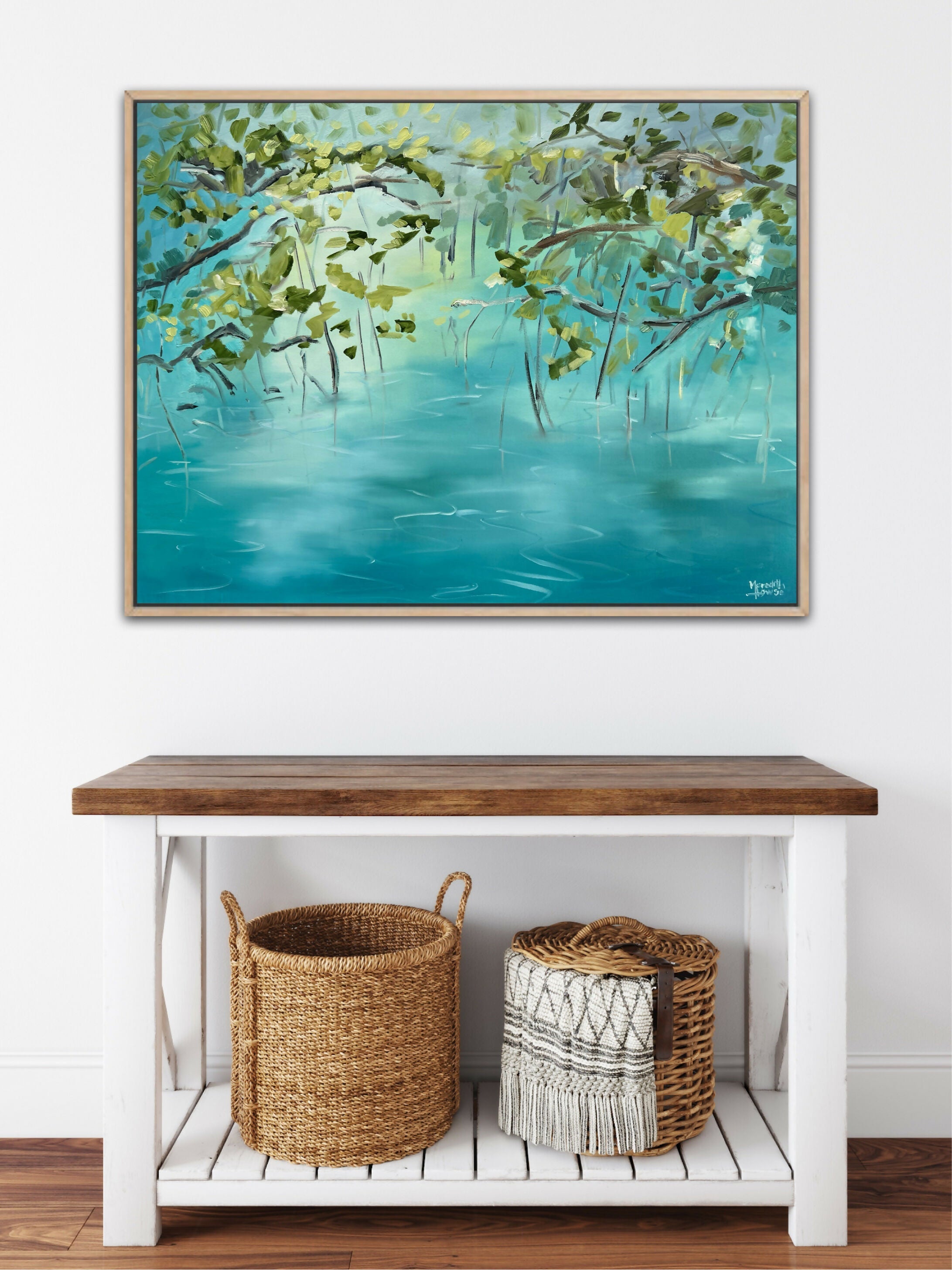 Upper Daintree 1, Original Hand-Painted Canvas By Meredith Howse