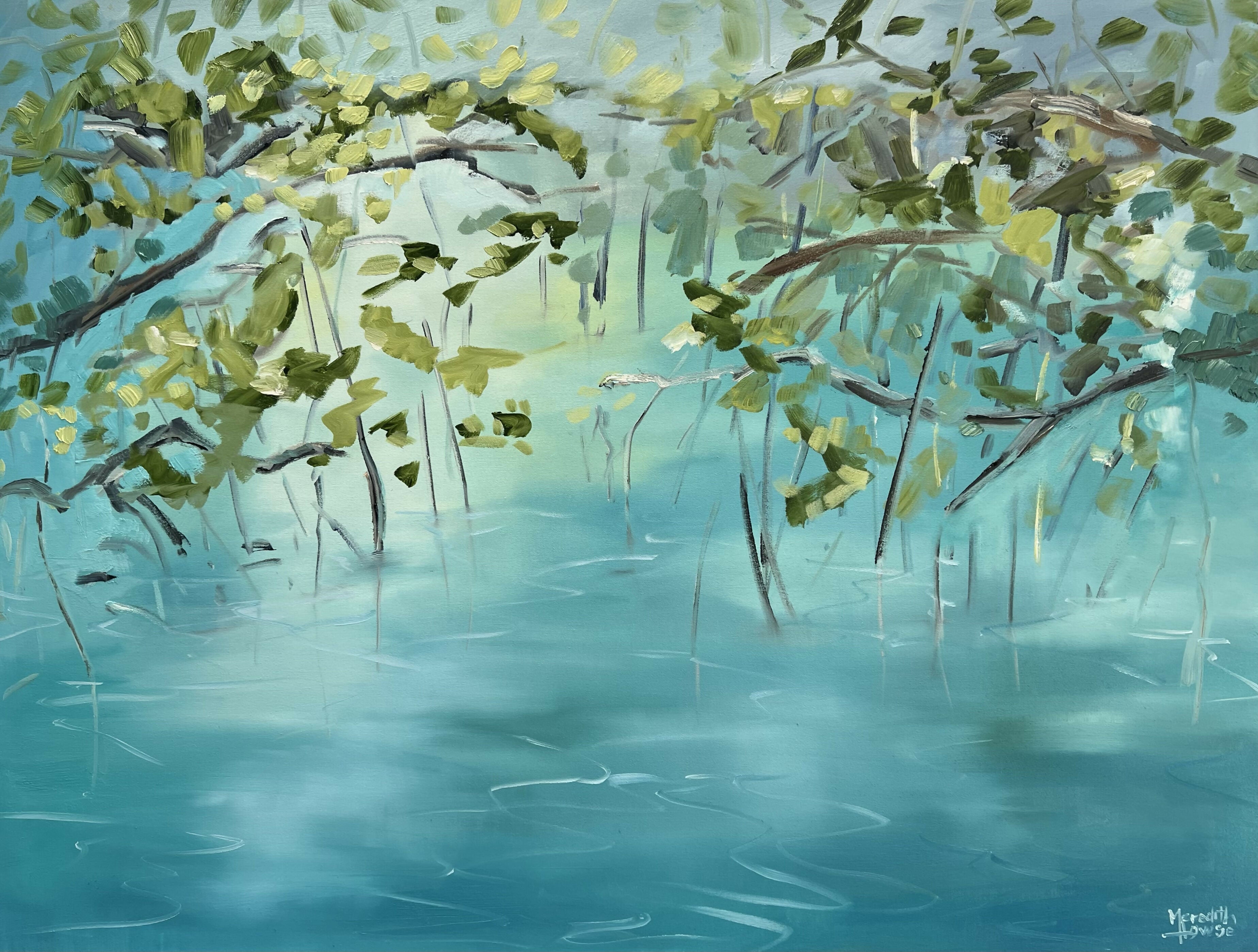 Upper Daintree 1, Original Hand-Painted Canvas By Meredith Howse