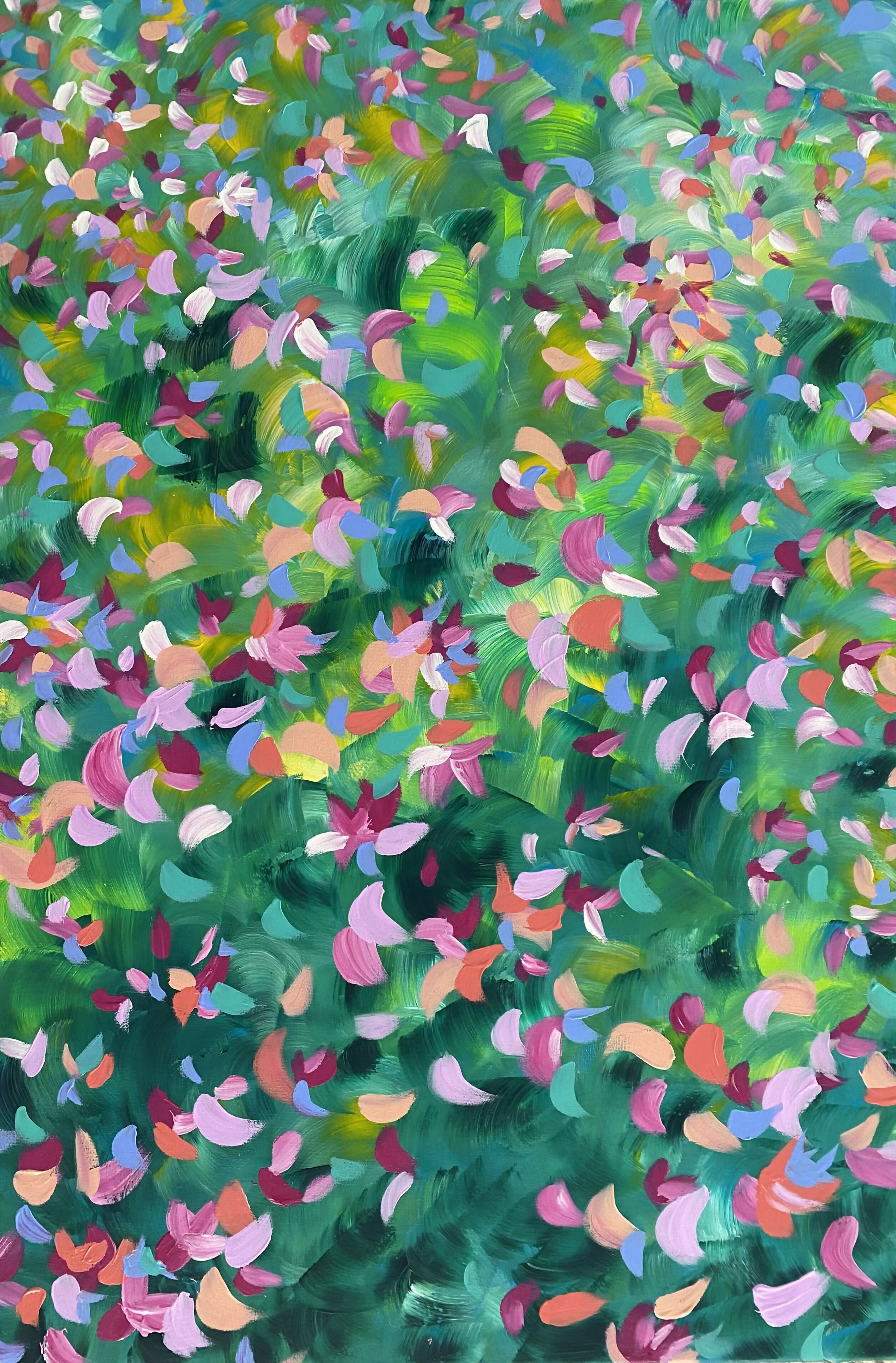 Spring, Original Hand-Painted Canvas By Katherine Spiller