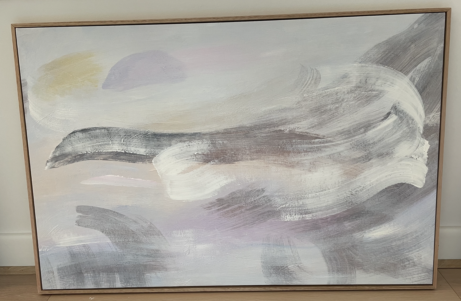 SOFT TOUCH , HAND-PAINTED OAK FRAMED CANVAS 80x120cm