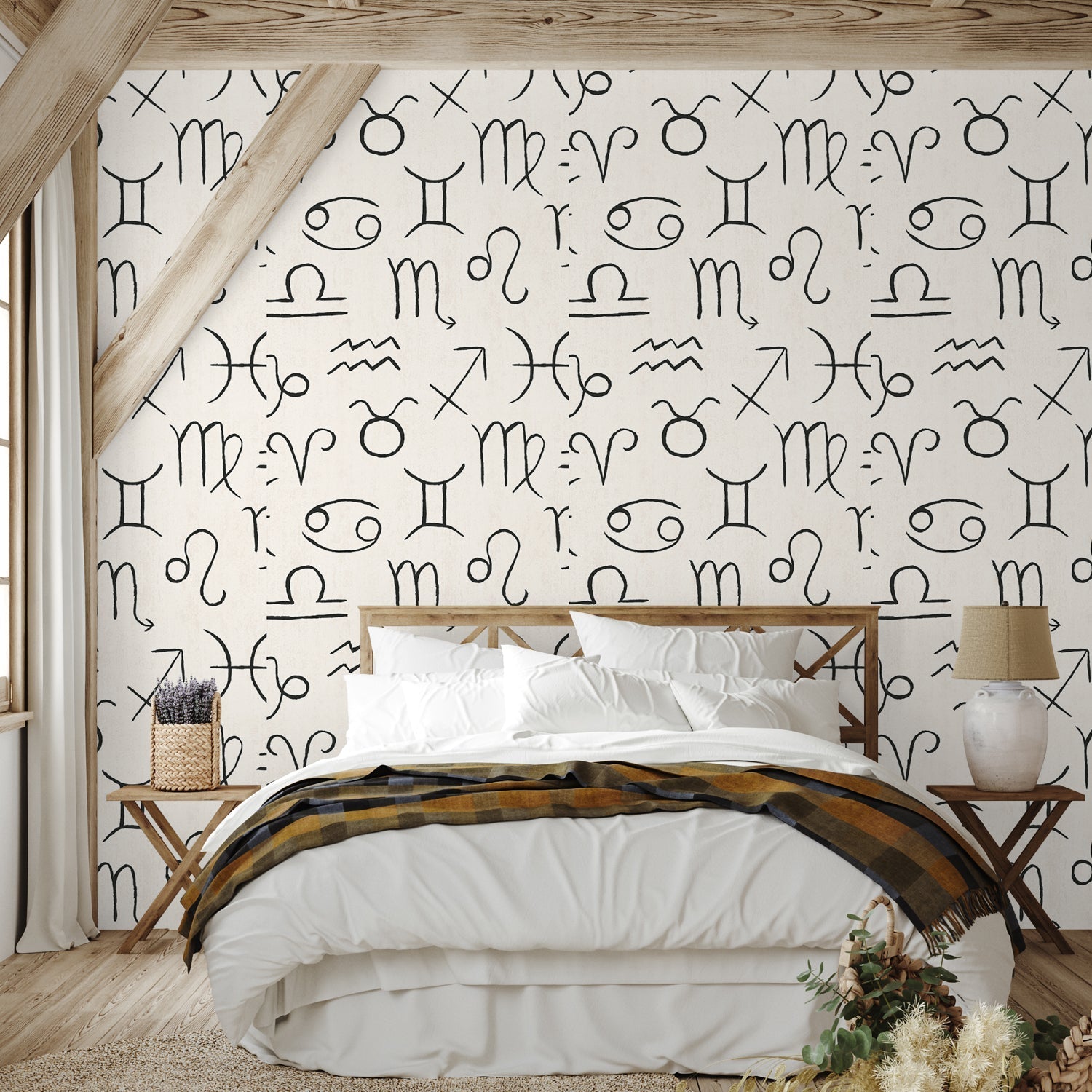 Spooky Chic Pattern, Style A, Wallpaper