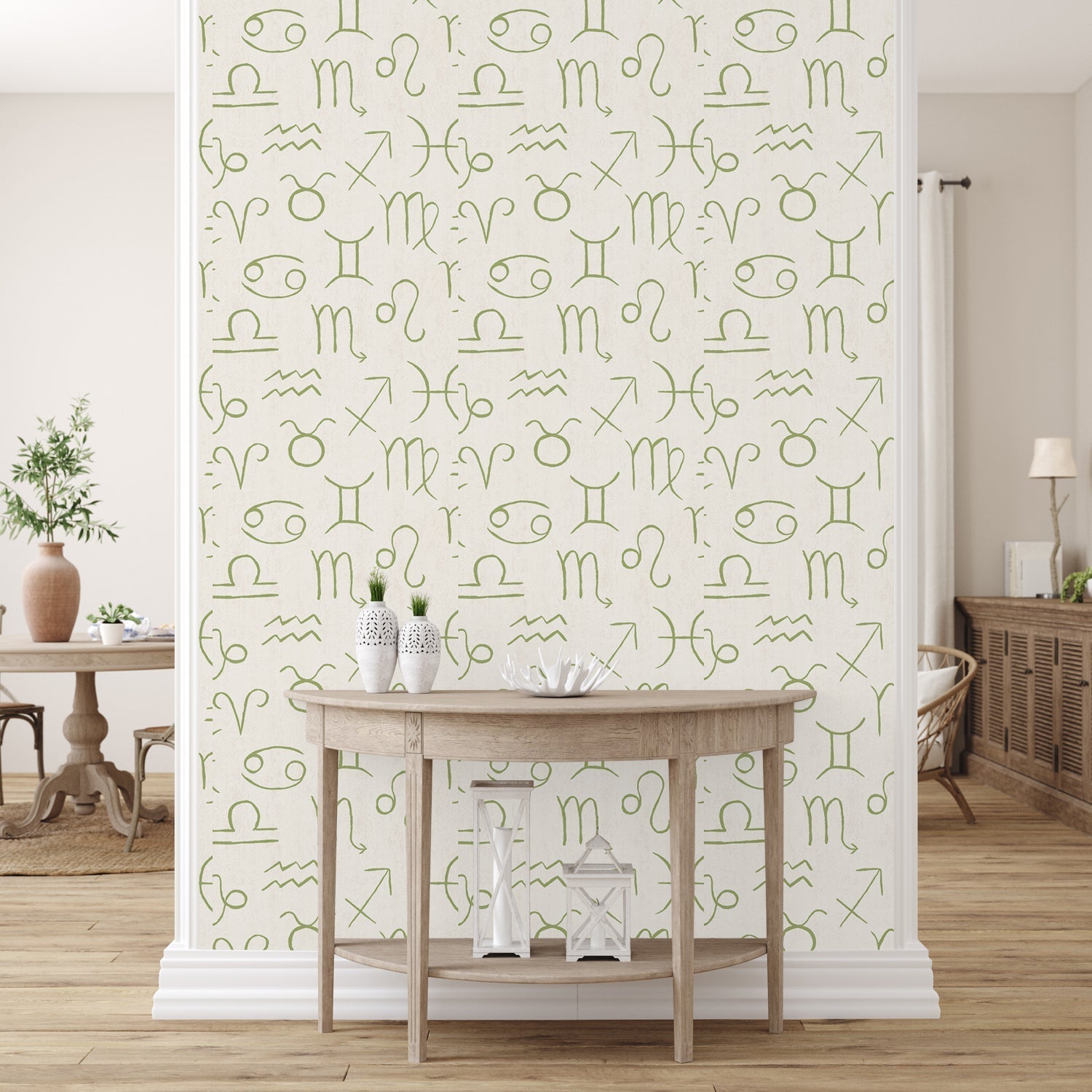 Spooky Chic Pattern, Style B, Wallpaper