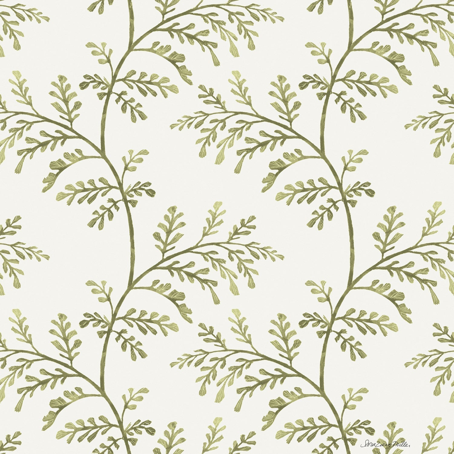 Springtime Pattern, Style B, Wallpaper