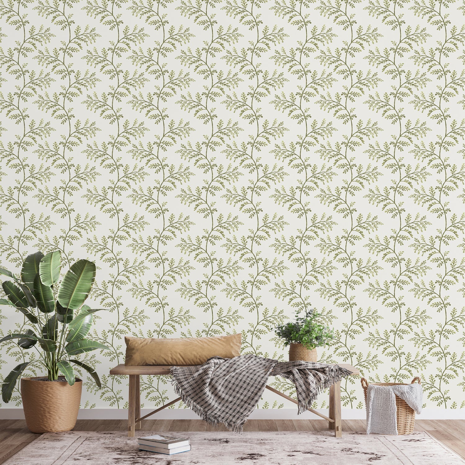 Springtime Pattern, Style B, Wallpaper