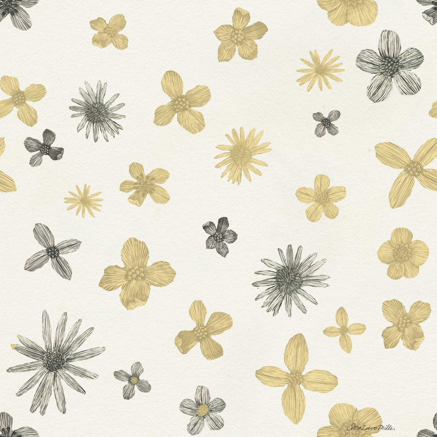 Springtime Pattern, Wallpaper