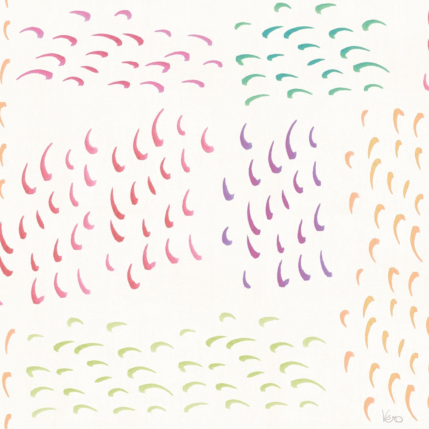 Summer Breeze Pattern, Style B, Wallpaper