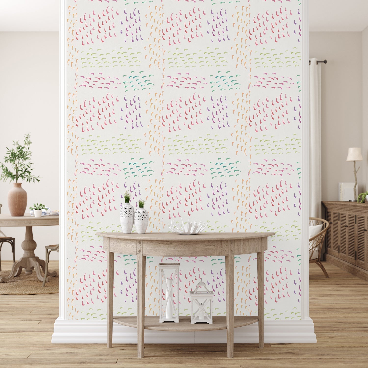 Summer Breeze Pattern, Style B, Wallpaper