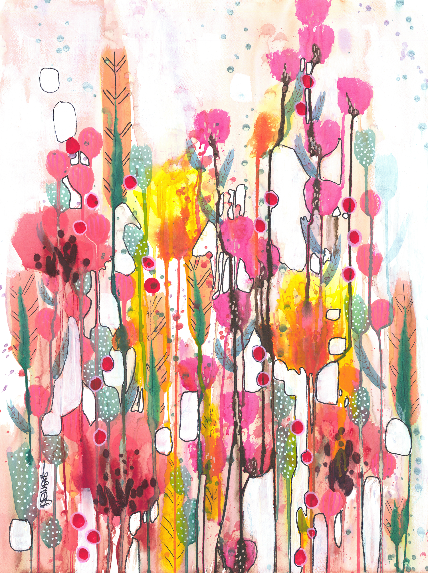 Nouveau Diptyque II (Fields Of Joy), By Sylvie Demers