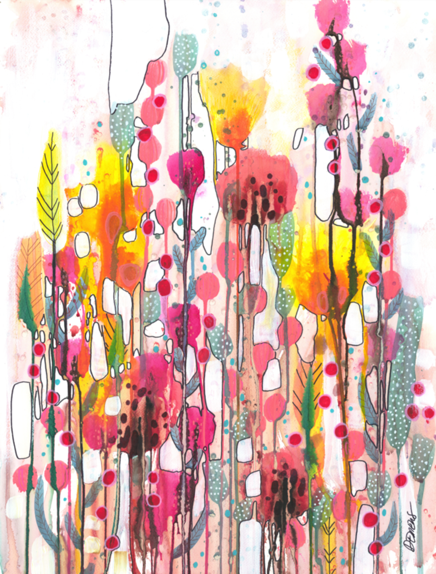 Nouveau Diptyque I (Fields Of Joy), By Sylvie Demers