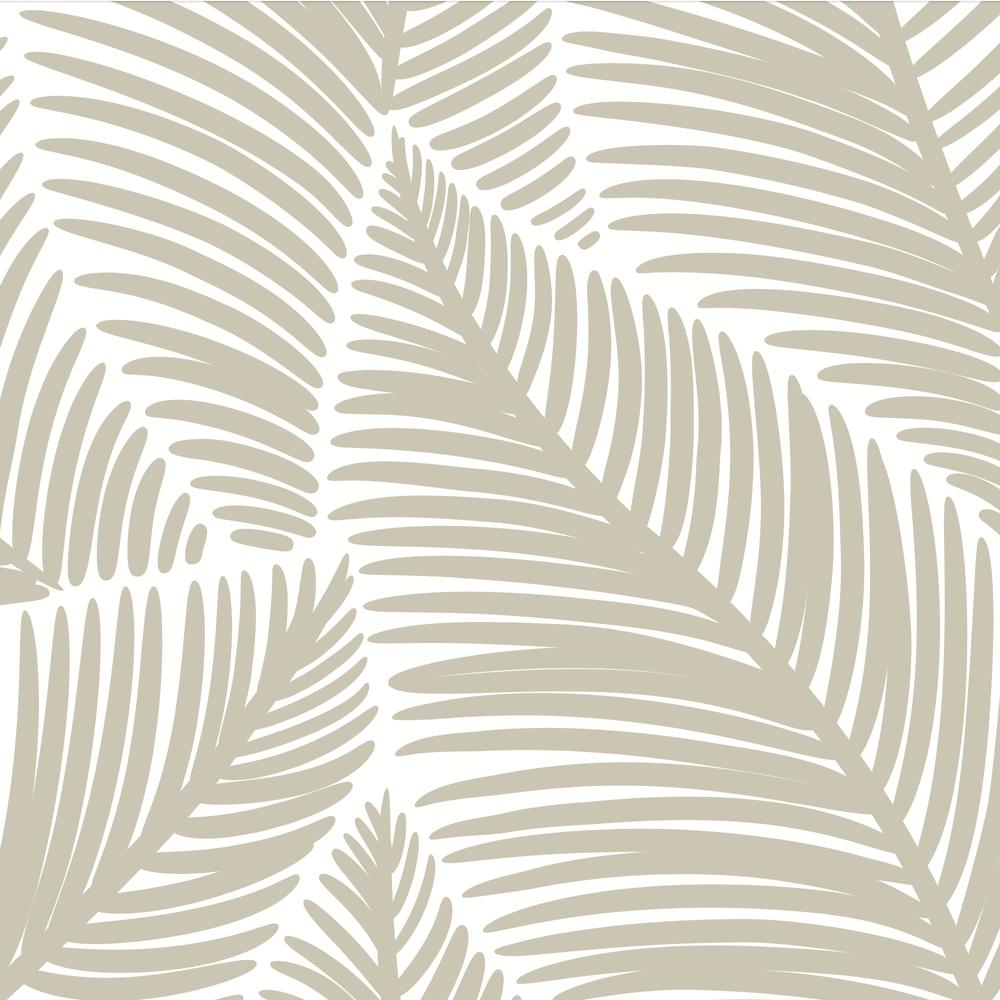 Tropical Beige Leaves-wallpaper-eco-friendly-easy-removal-GIOIA-WALL-ART