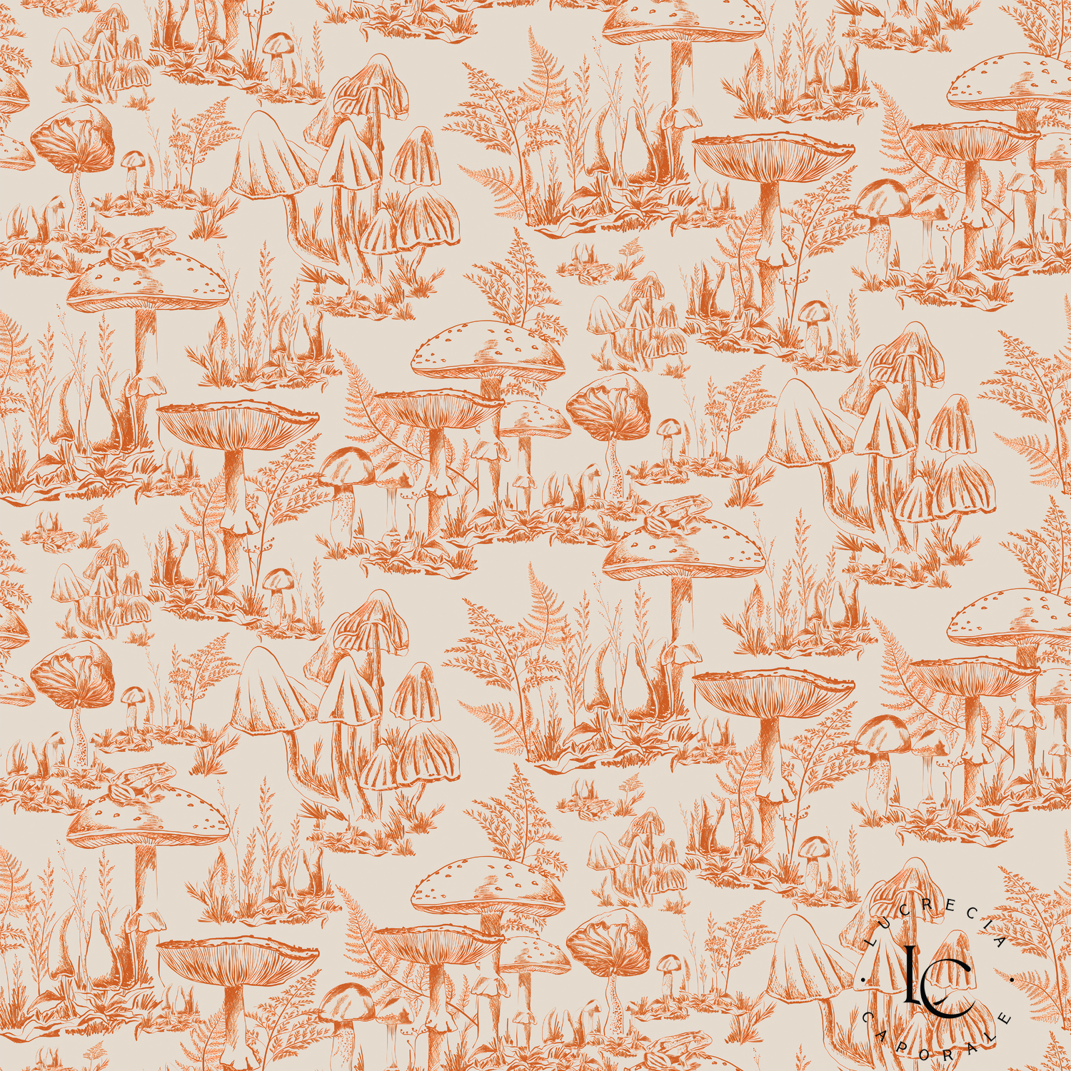 Forest Orange, Wallpaper