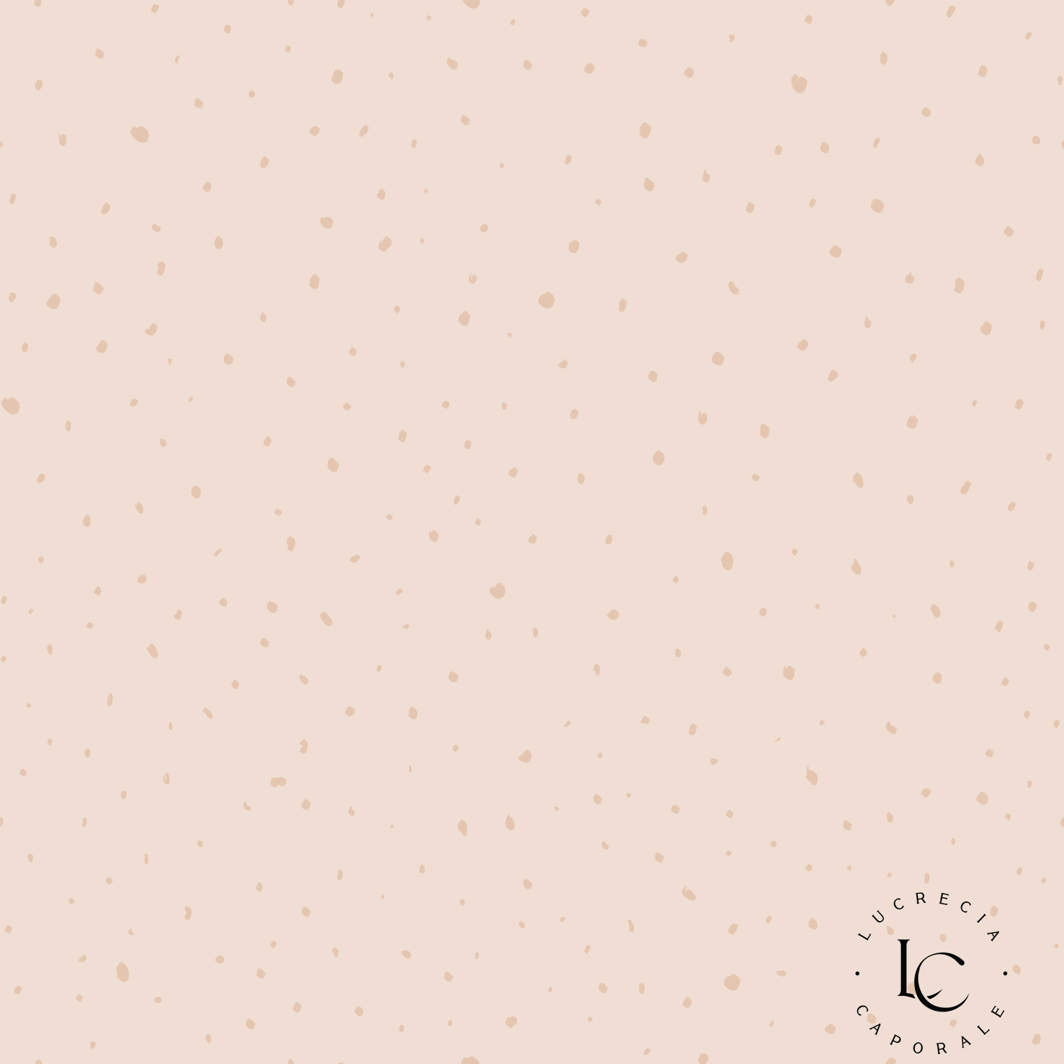 Little Mess Dots Blush, Wallpaper