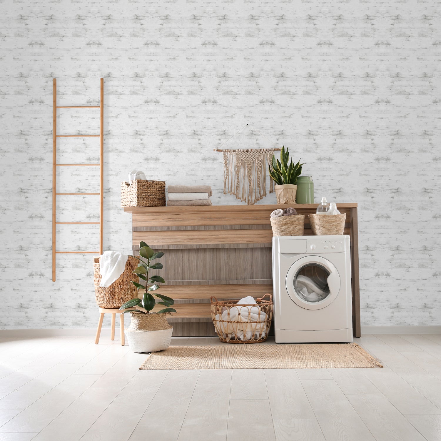 Woodland Celebration Pattern Style B, Wallpaper