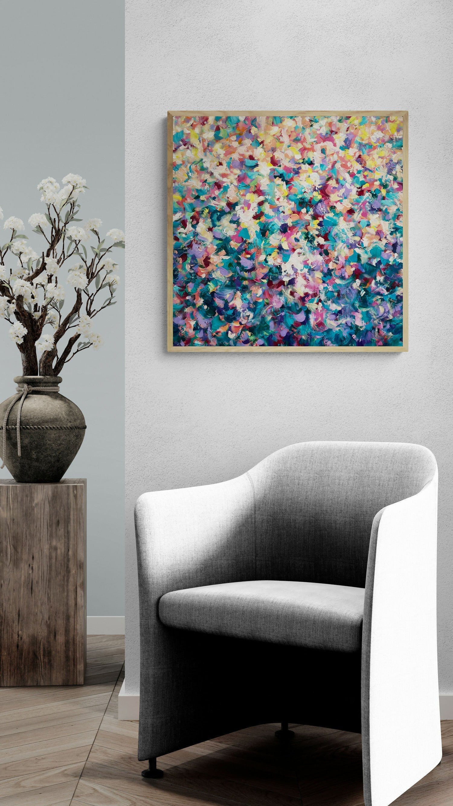 Through The Seasons, Original Hand-Painted Artwork By Katherine Spiller