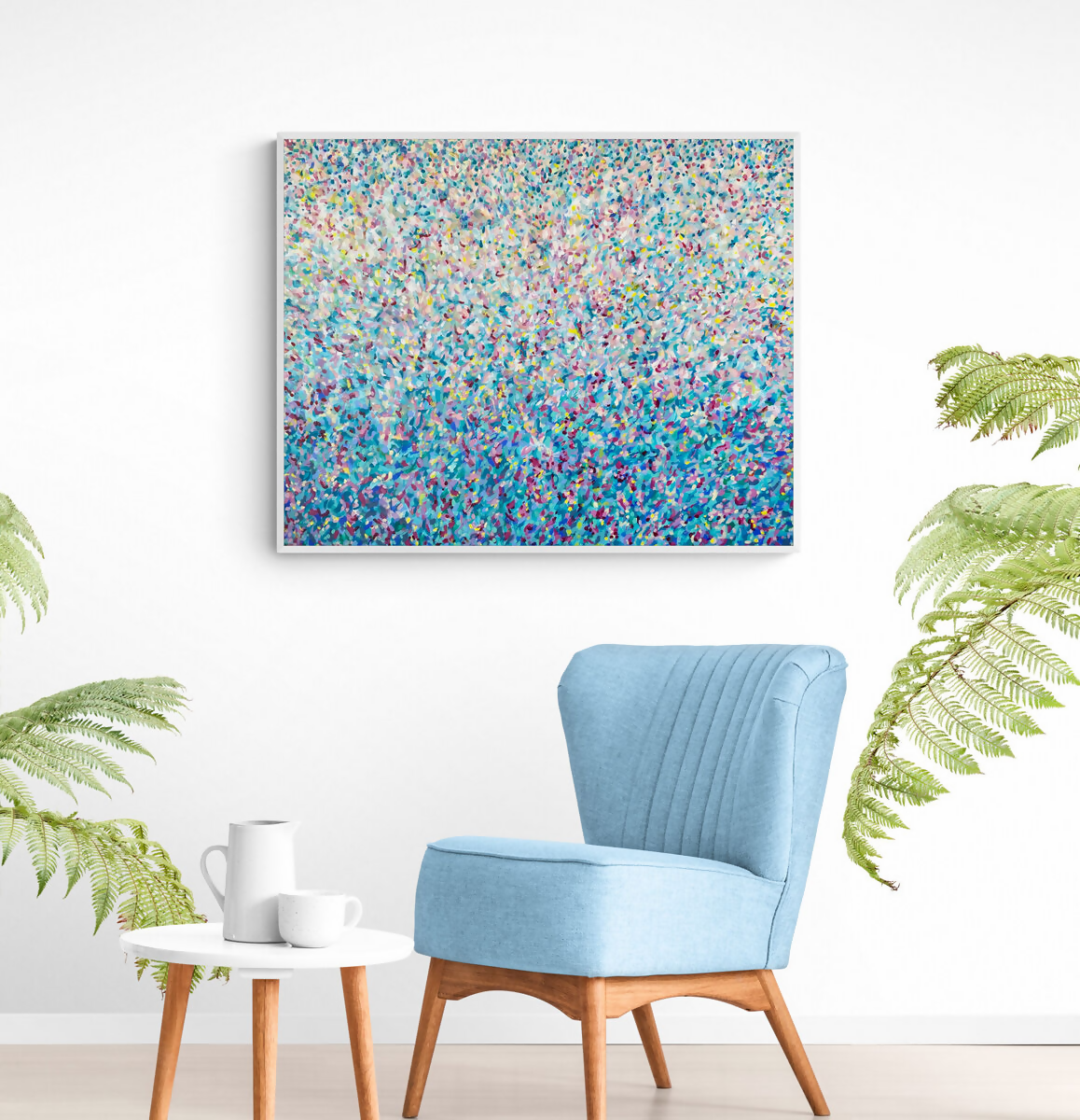 Meditation, Original Hand-Painted Canvas By Katherine Spiller