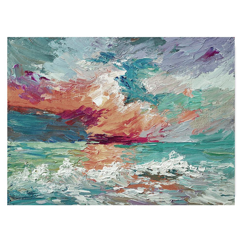 A Perfect Storm, Hand-painted Canvas-Framed-Canvas-Print-Poster-Gioia Wall Art