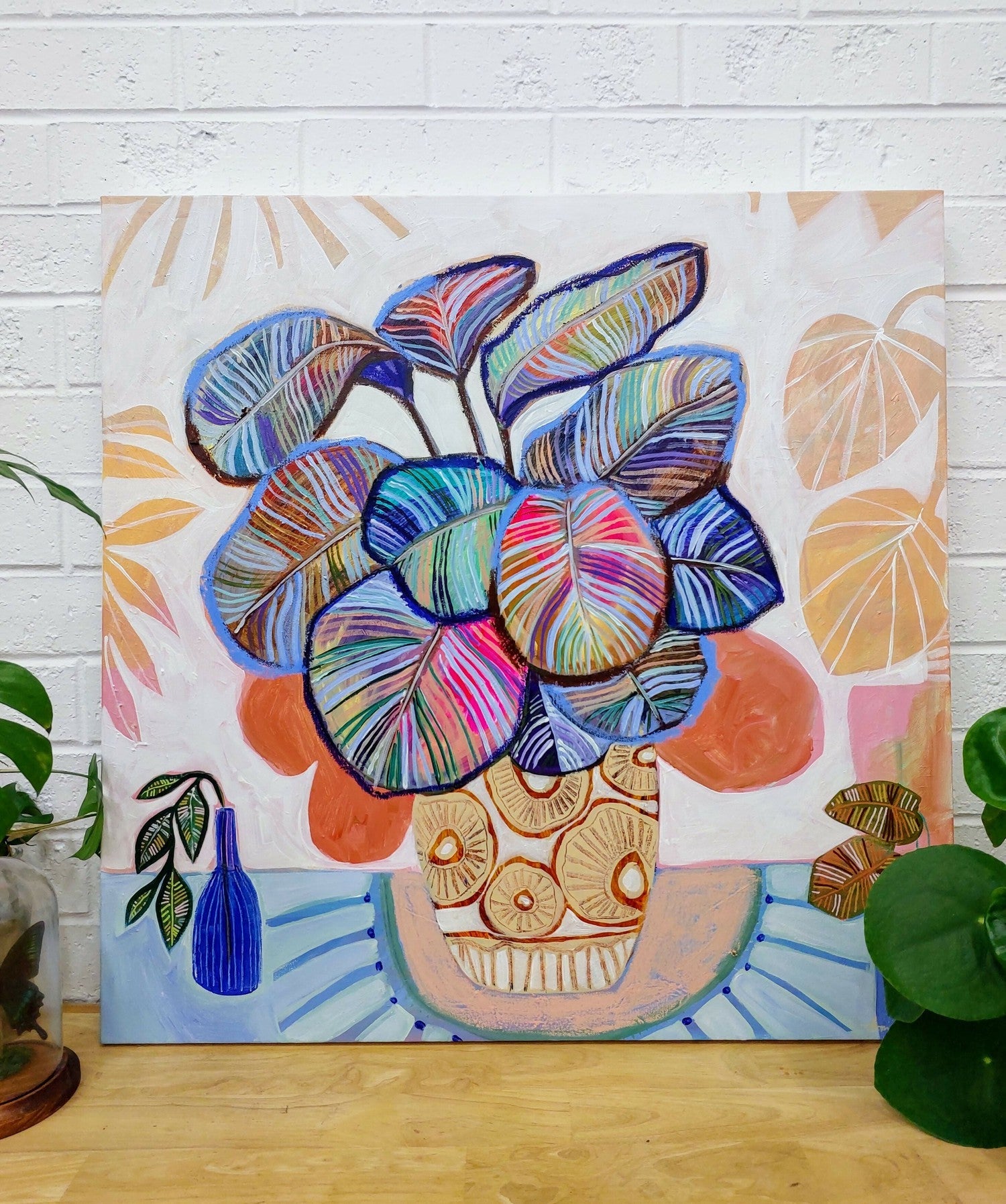 Colourful Kind, Original Hand-Painted Canvas By Amanda Skye