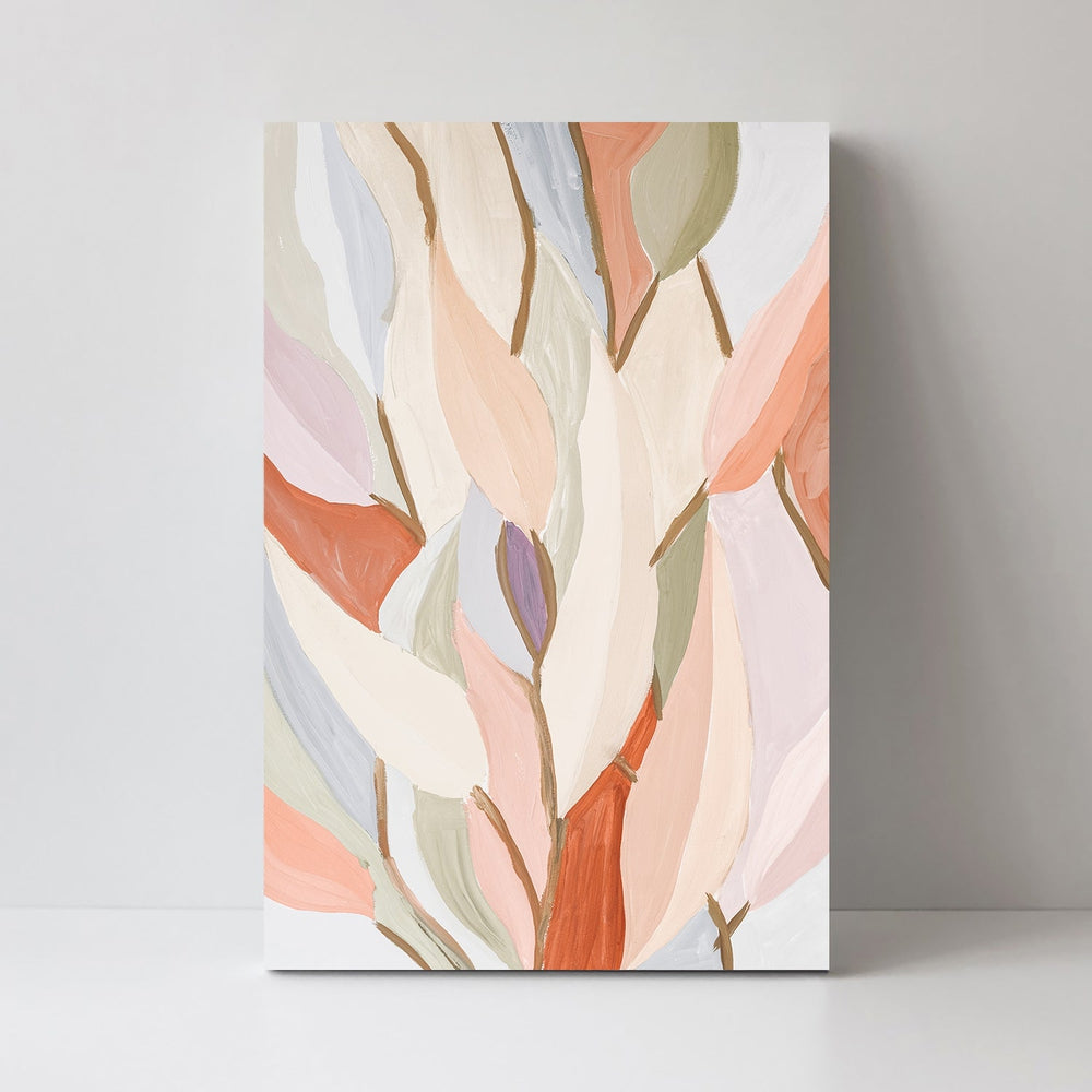 Soft Petals, Hand-Painted Canvas