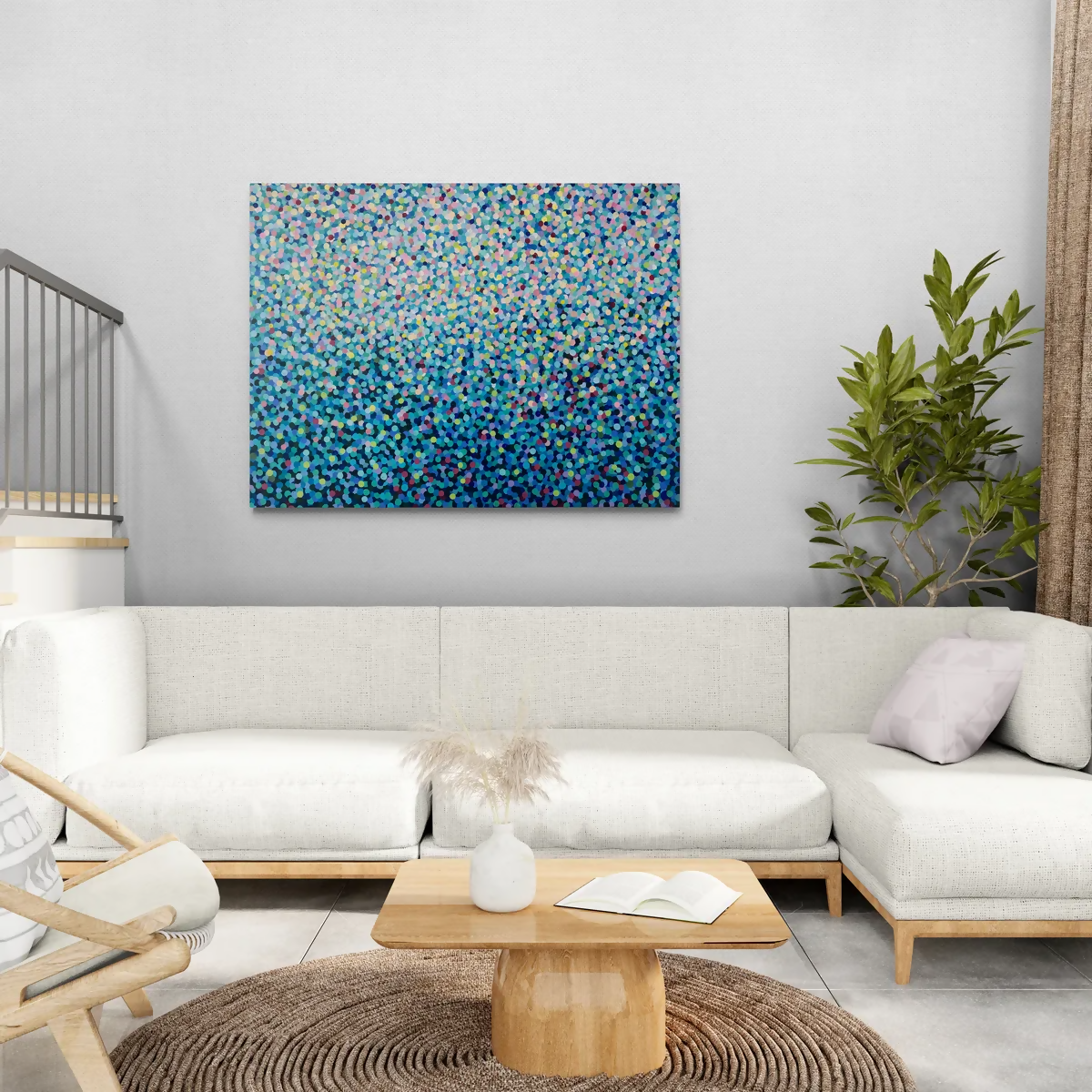 Endless Ocean, Original Hand-Painted Canvas By Katherine Spiller