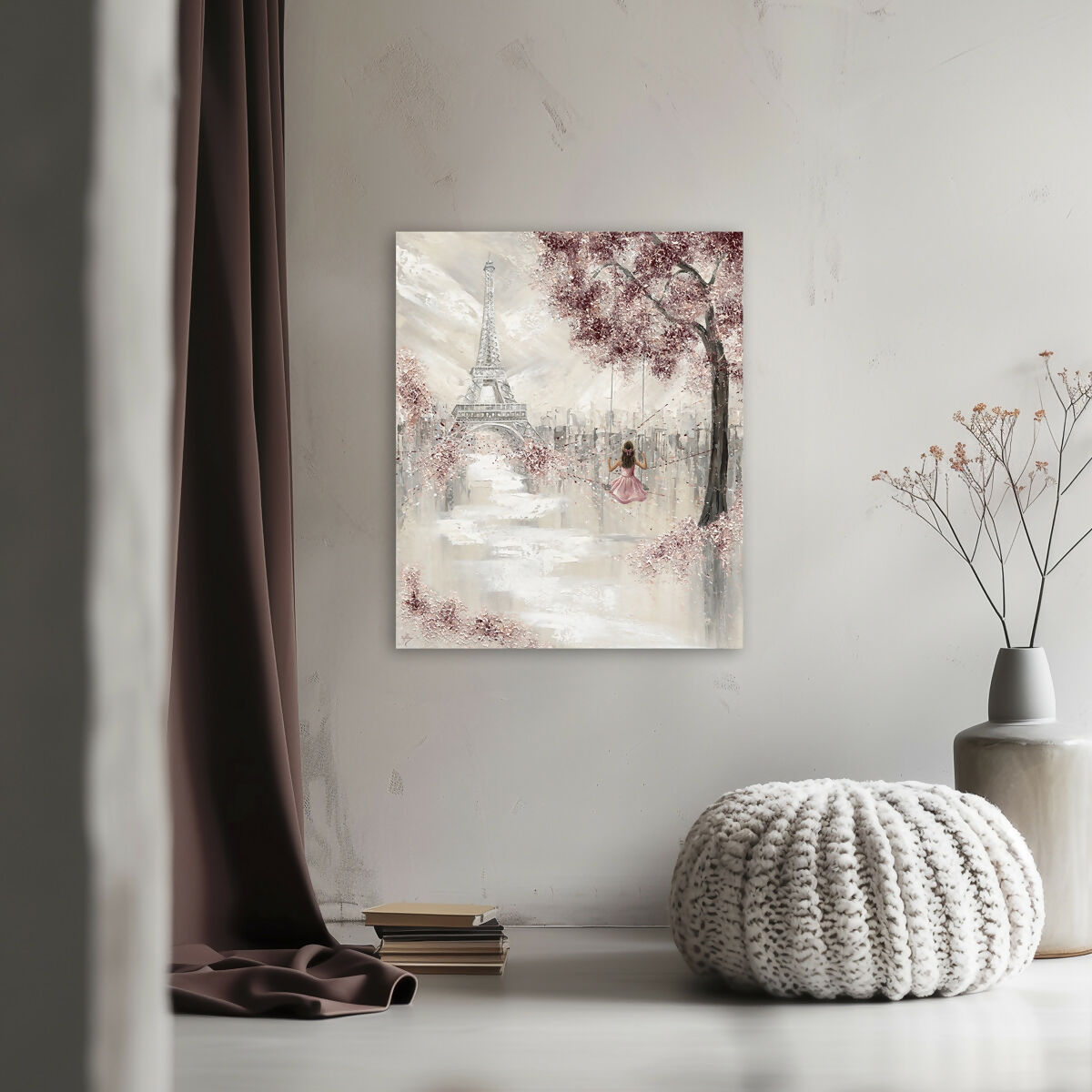 Eternal Play, Original Hand-Painted Canvas By Isabella Karolewicz