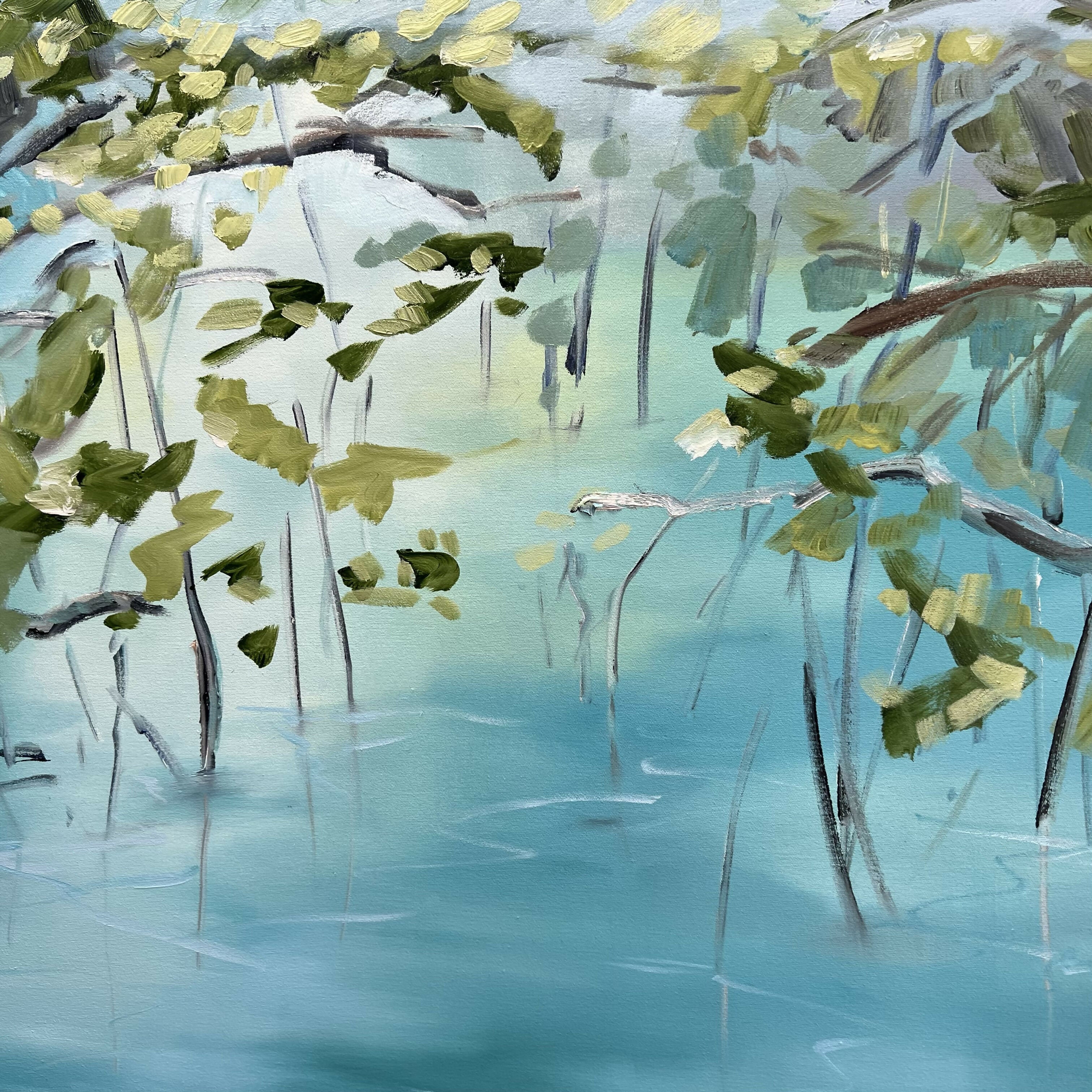 Upper Daintree 1, Original Hand-Painted Canvas By Meredith Howse