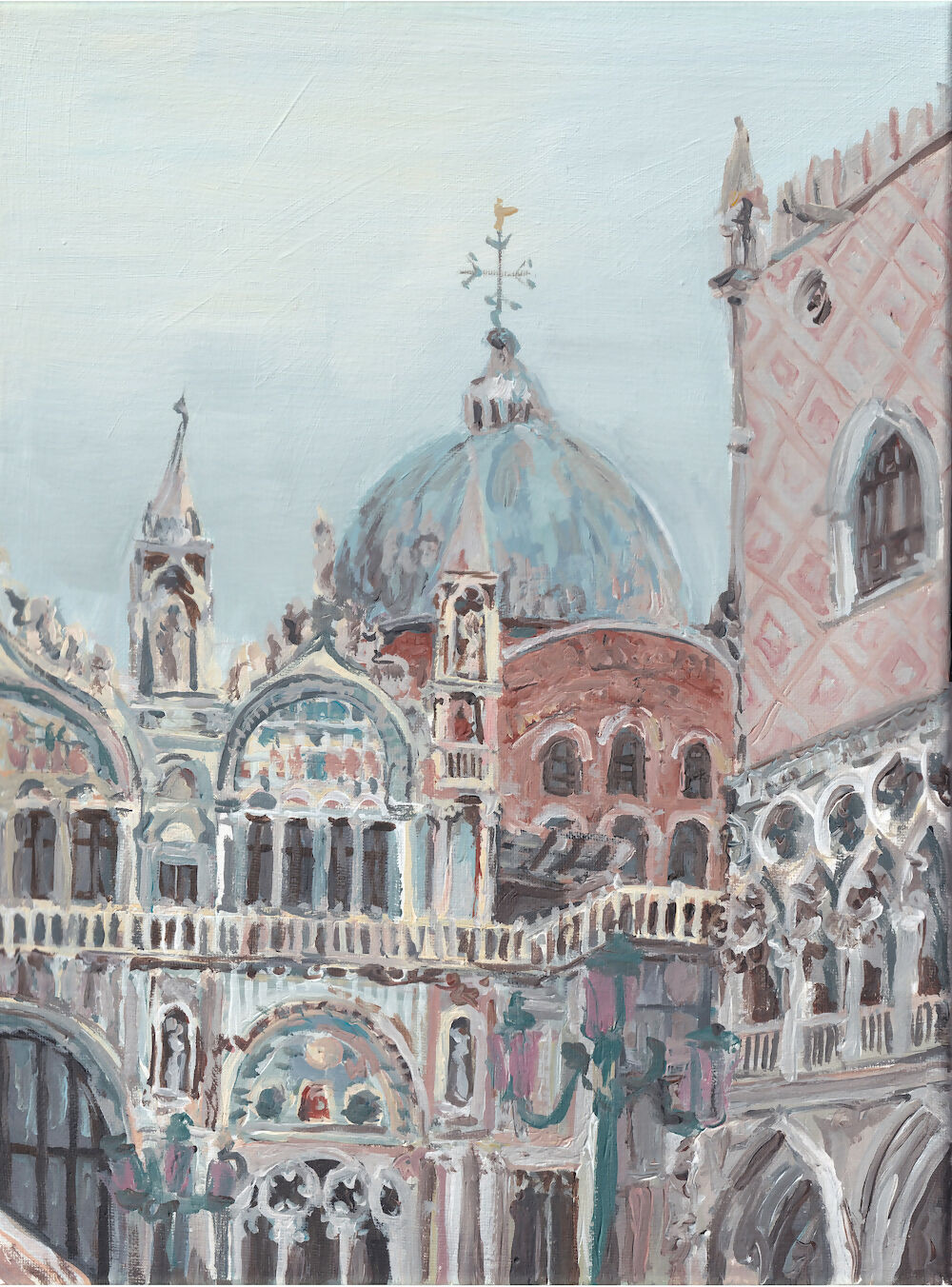 St. Mark's Basilica, Original Artwork By Alice Kwan