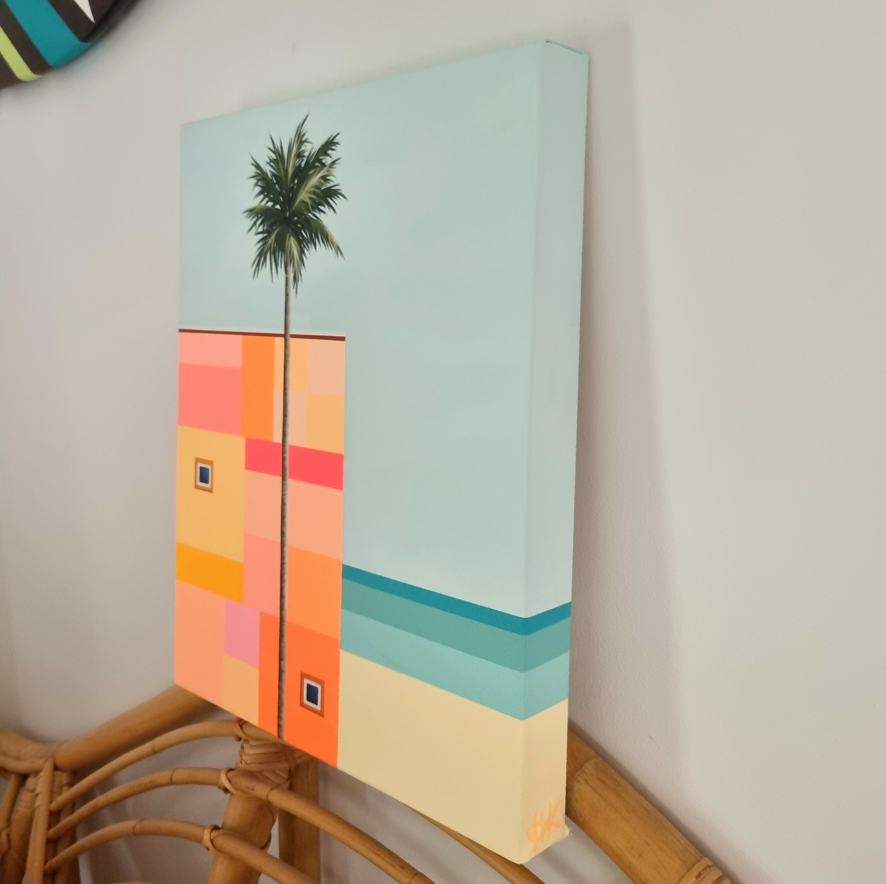 Summer Days #1, Original Hand-Painted Canvas By Michelle Jirsensky