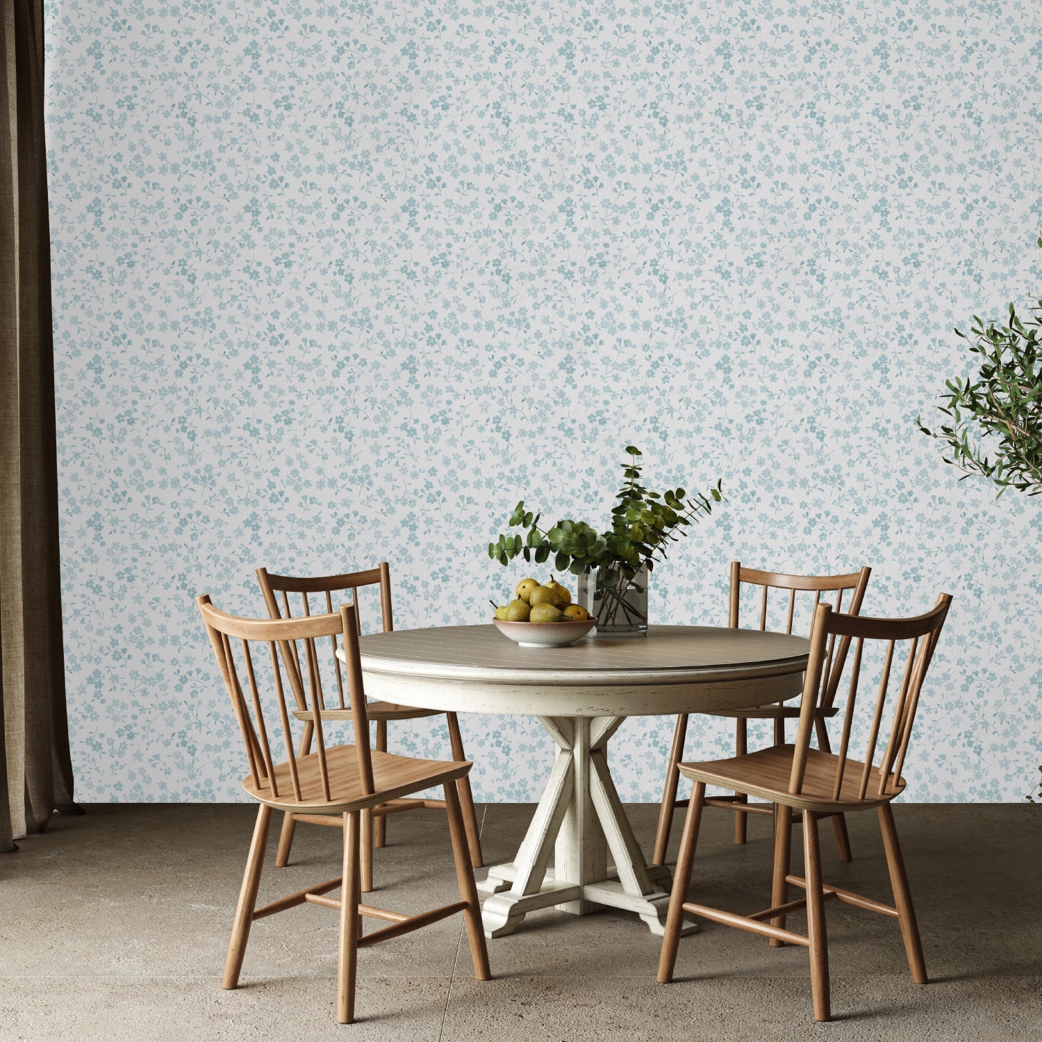 Blooming Orchard Pattern Style E, Wallpaper