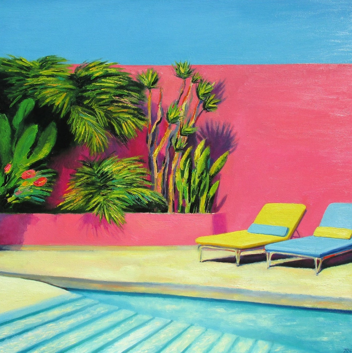 12Pm, Pool Side Relaxing , By Ieva Baklane