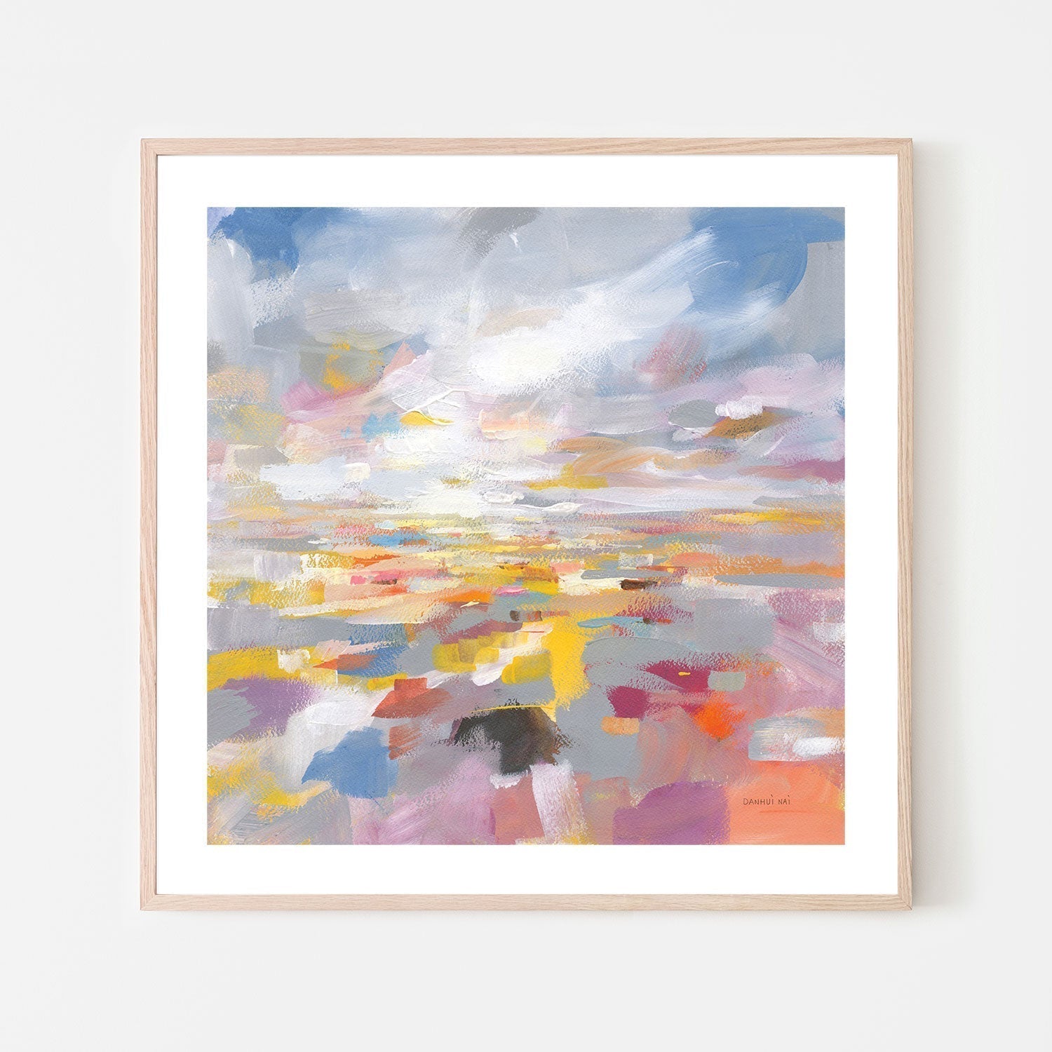 wall-art-print-canvas-poster-framed-A Colourful Land-by-Danhui Nai-Gioia Wall Art