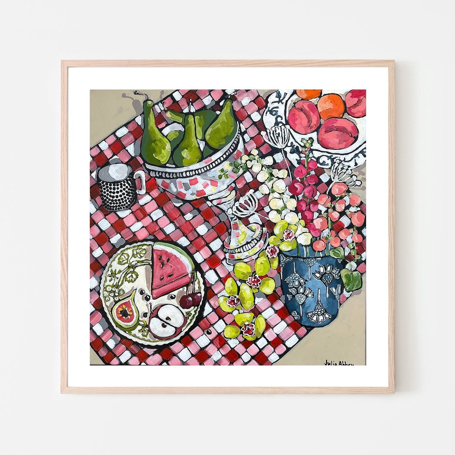 wall-art-print-canvas-poster-framed-A Posh Picnic , By Julia Abbey-6