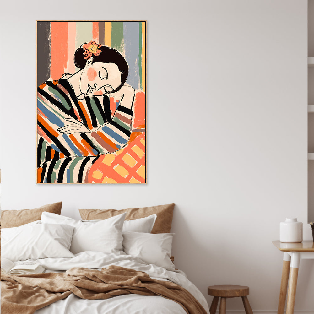 wall-art-print-canvas-poster-framed-A Short Nap , By Treechild-2