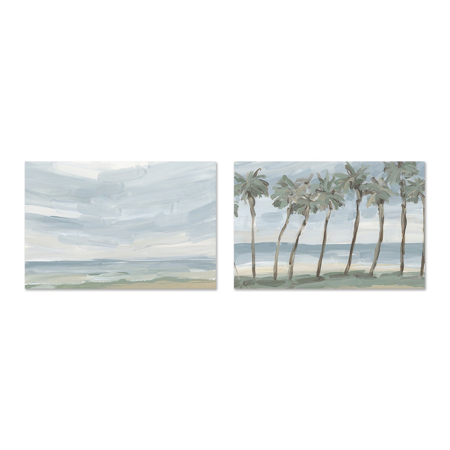 wall-art-print-canvas-poster-framed-A Washed Out Summer, Style D & E, Set Of 2-by-Emily Wood-Gioia Wall Art