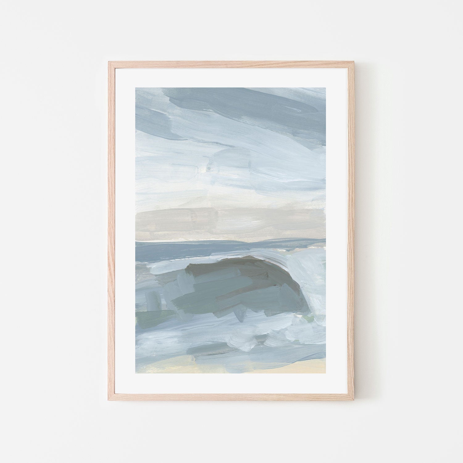 wall-art-print-canvas-poster-framed-A Washed Out Summer, Style F-by-Emily Wood-Gioia Wall Art