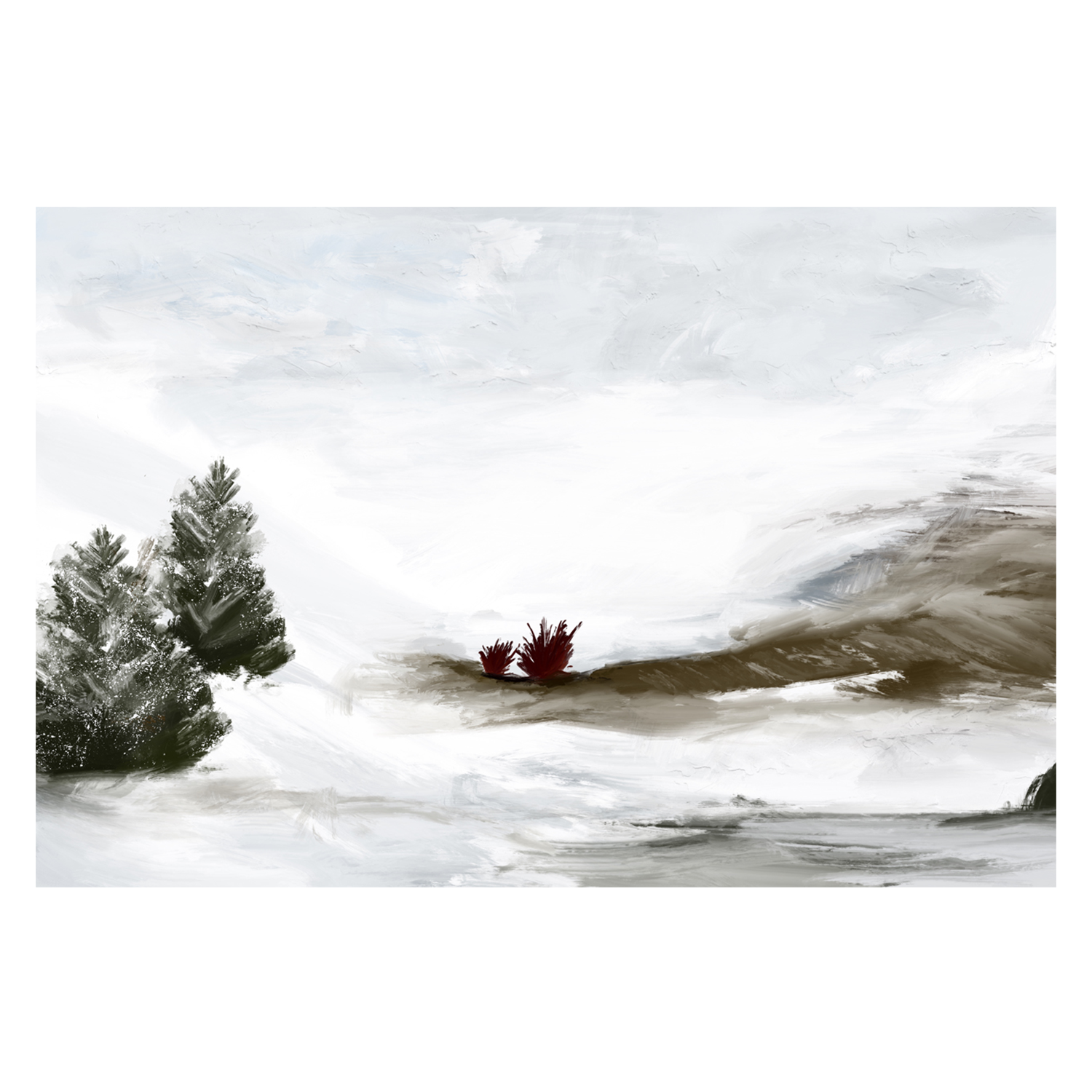 wall-art-print-canvas-poster-framed-A Winter Day , By Karine Tonial Grimm-1