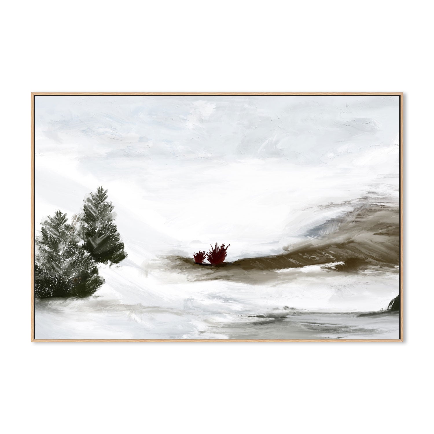 wall-art-print-canvas-poster-framed-A Winter Day , By Karine Tonial Grimm-4