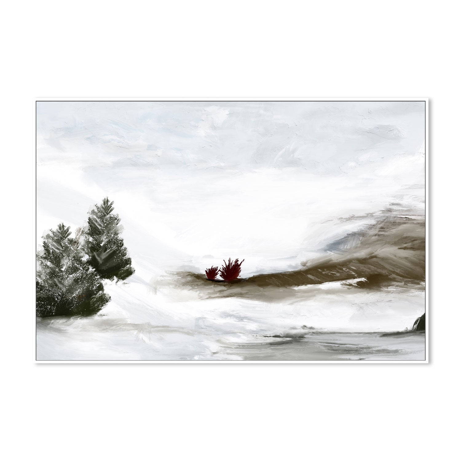 wall-art-print-canvas-poster-framed-A Winter Day , By Karine Tonial Grimm-5