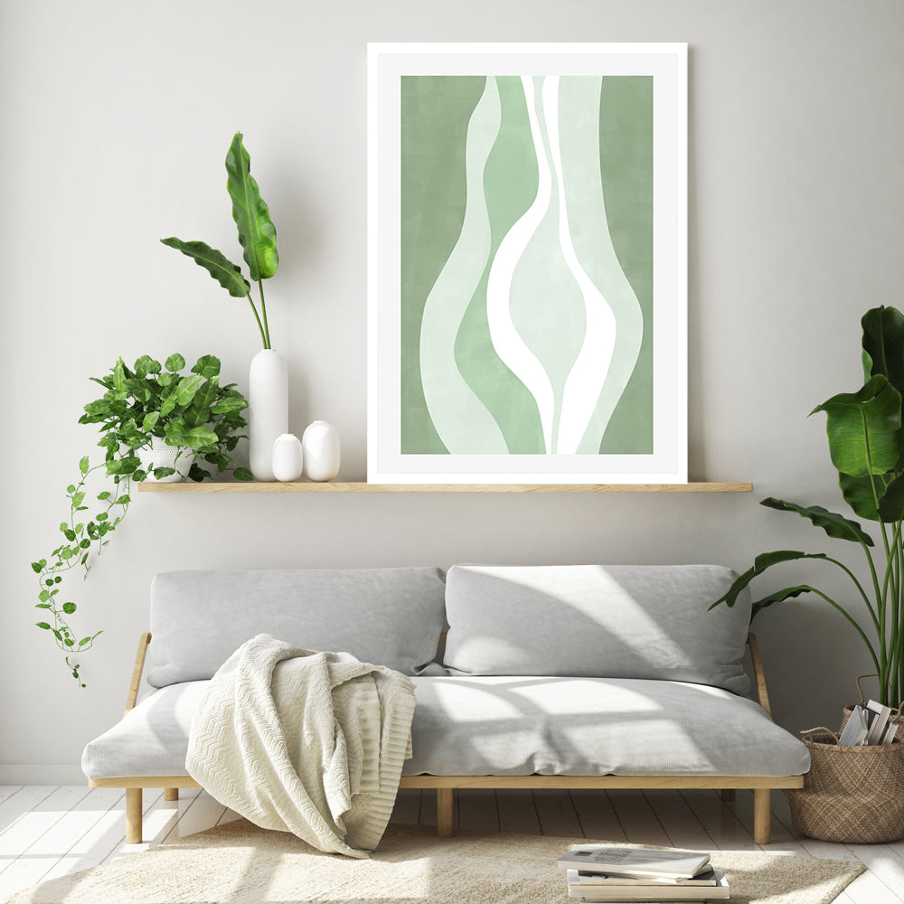 wall-art-print-canvas-poster-framed-Abstract Aurora, Style A , By Elena Ristova-GIOIA-WALL-ART