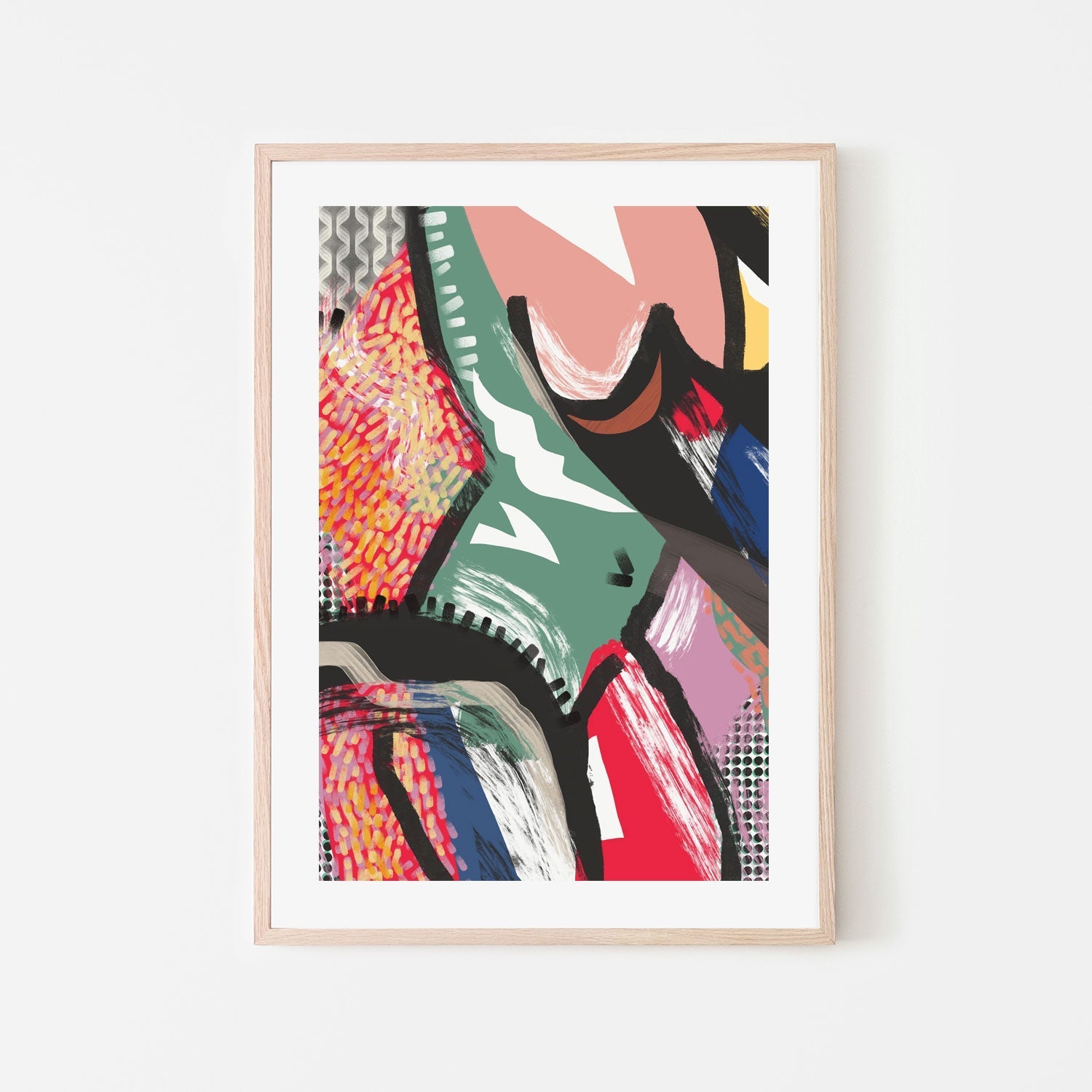 wall-art-print-canvas-poster-framed-Abstract Ballerina-6