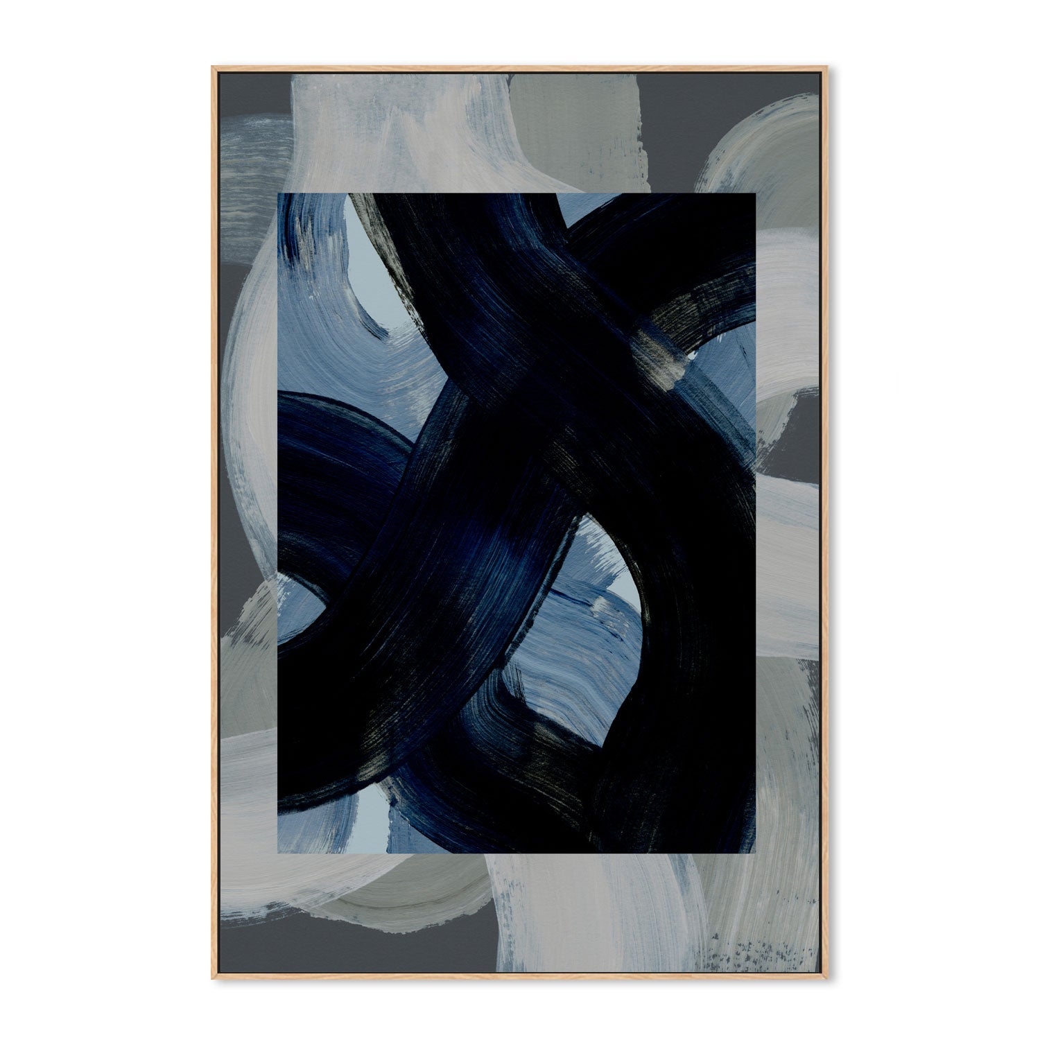 wall-art-print-canvas-poster-framed-Abstract Brush Strokes-3