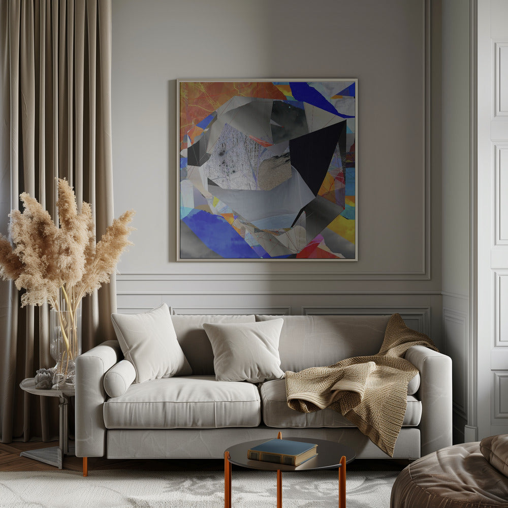 wall-art-print-canvas-poster-framed-Abstract composition No 2 , By Stefan Fransson-2