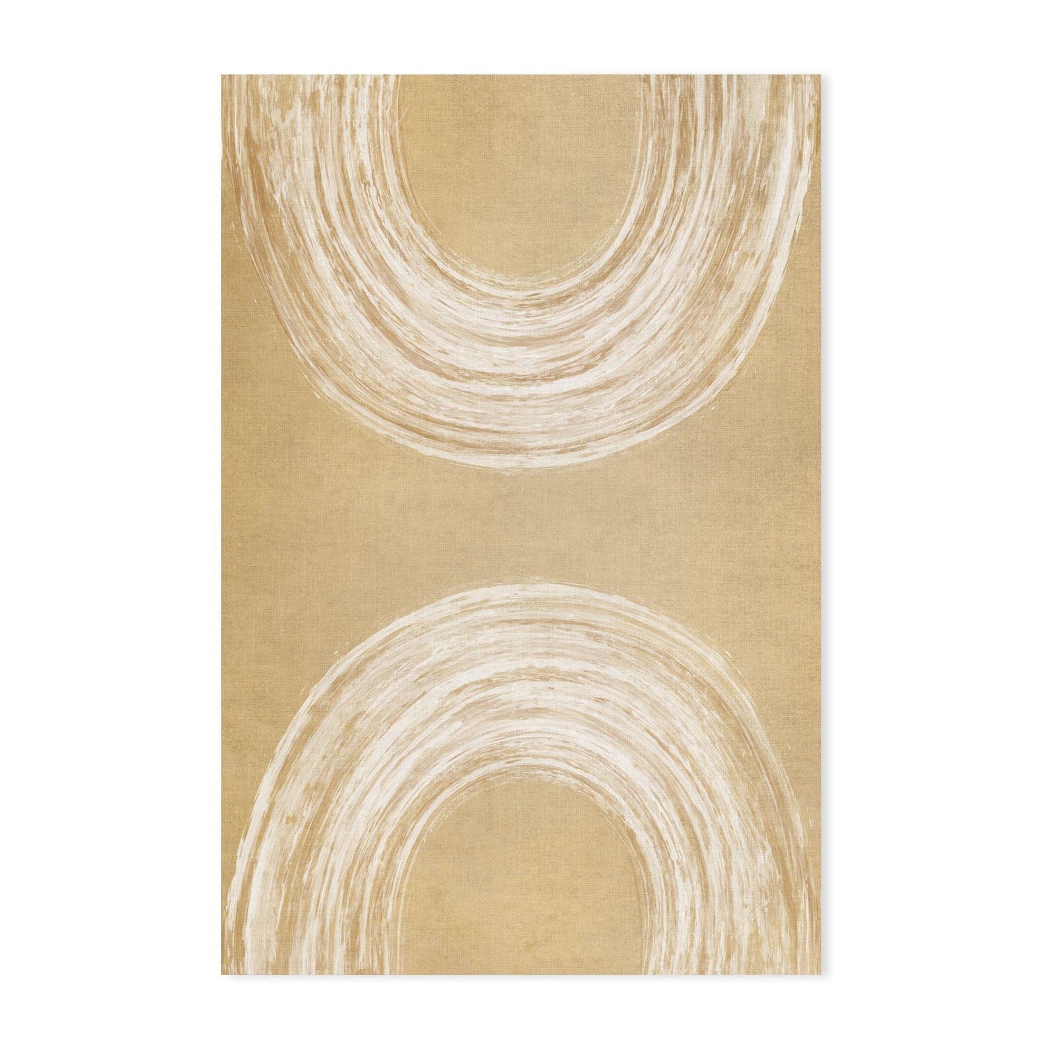 wall-art-print-canvas-poster-framed-Abstract Curves Mustard-by-Dear Musketeer Studio-Gioia Wall Art