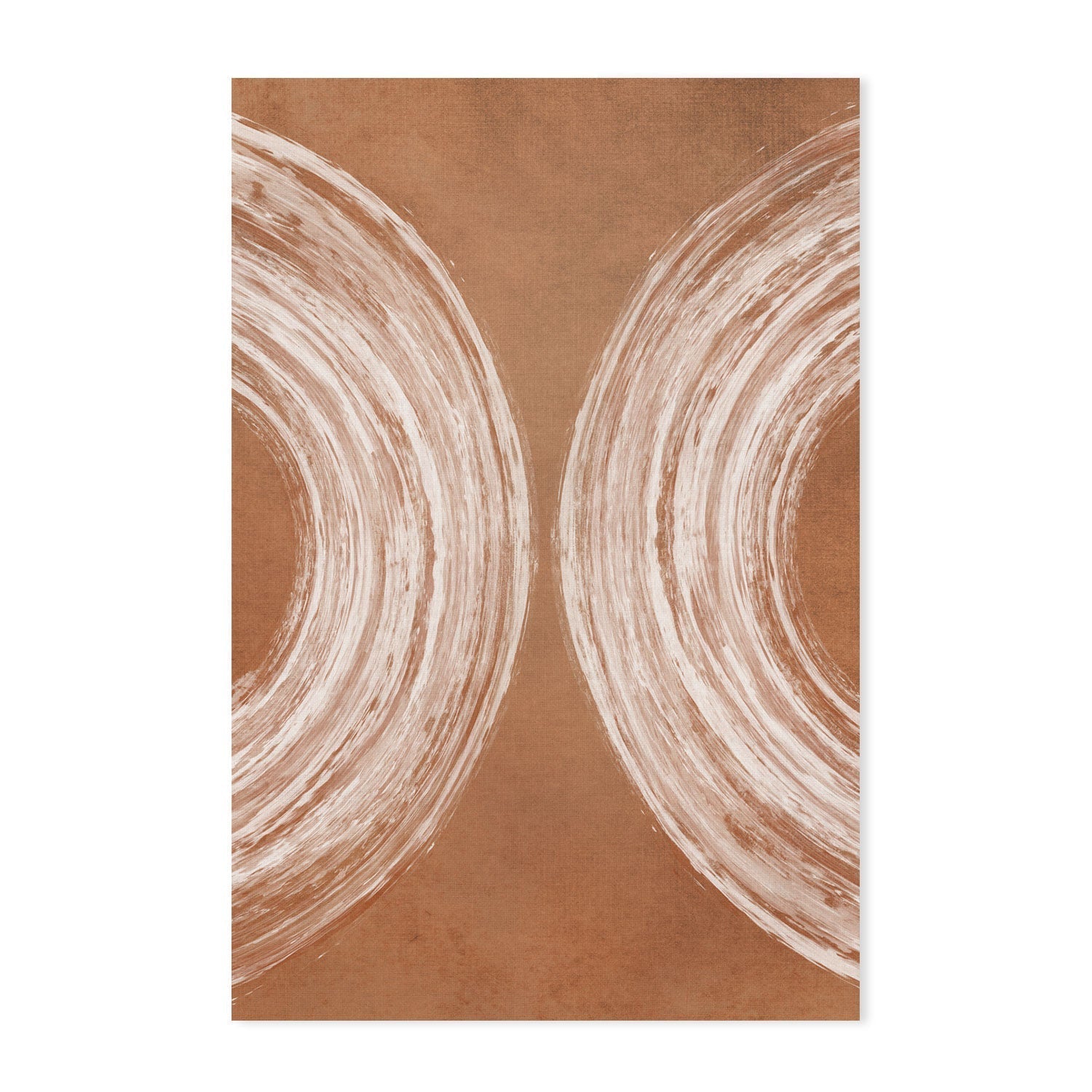 wall-art-print-canvas-poster-framed-Abstract Curves Terracotta-by-Dear Musketeer Studio-Gioia Wall Art