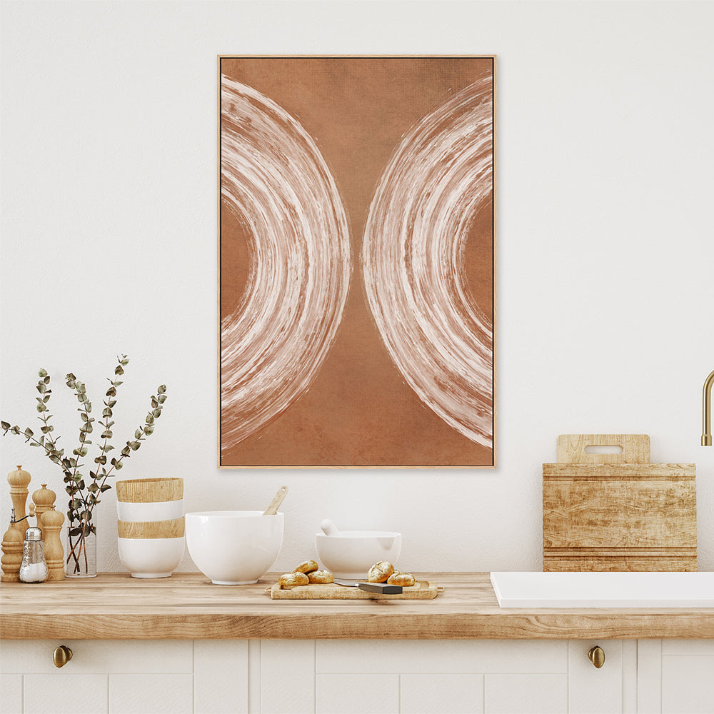 wall-art-print-canvas-poster-framed-Abstract Curves Terracotta-by-Dear Musketeer Studio-Gioia Wall Art