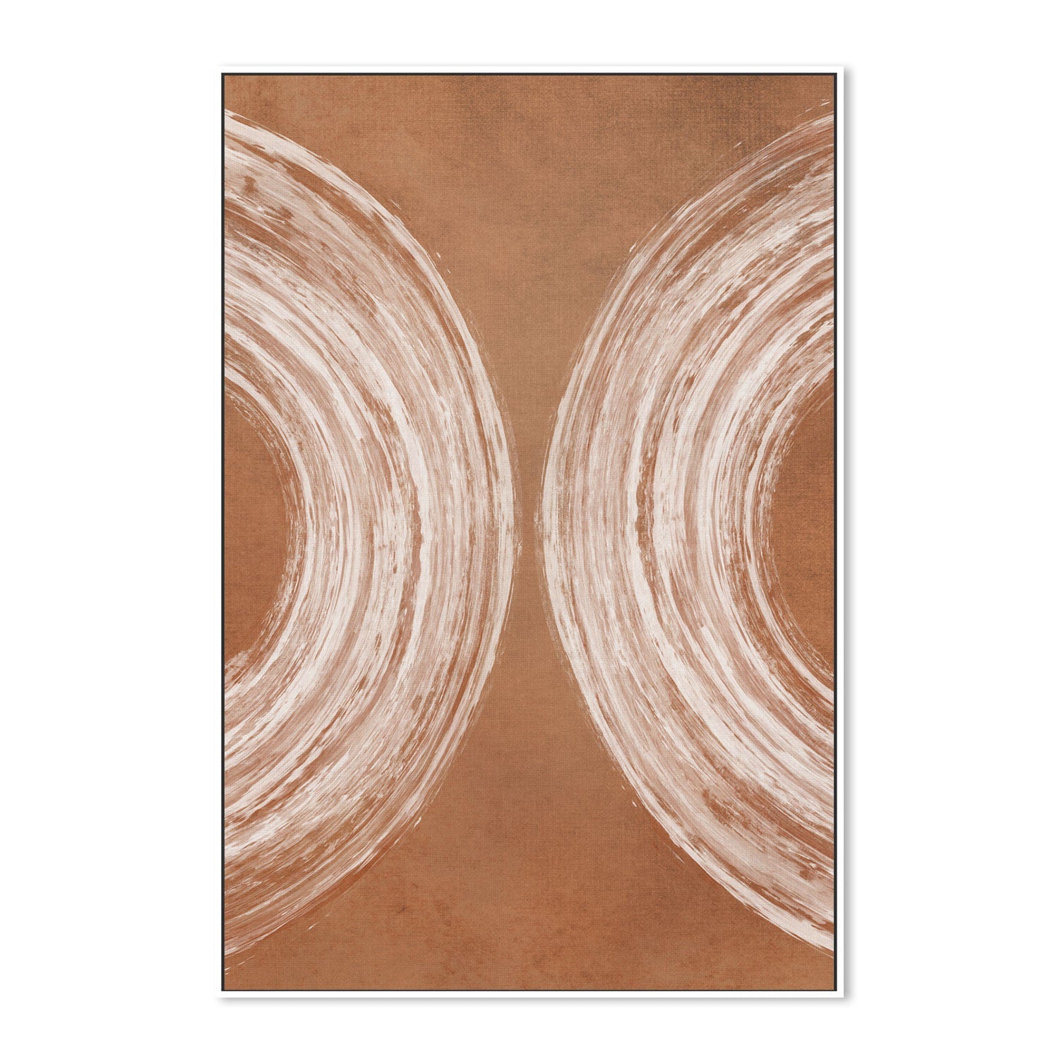 wall-art-print-canvas-poster-framed-Abstract Curves Terracotta-by-Dear Musketeer Studio-Gioia Wall Art