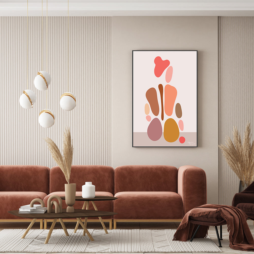 wall-art-print-canvas-poster-framed-Abstract Female Figure, Style D , By Moments By Charlie-GIOIA-WALL-ART