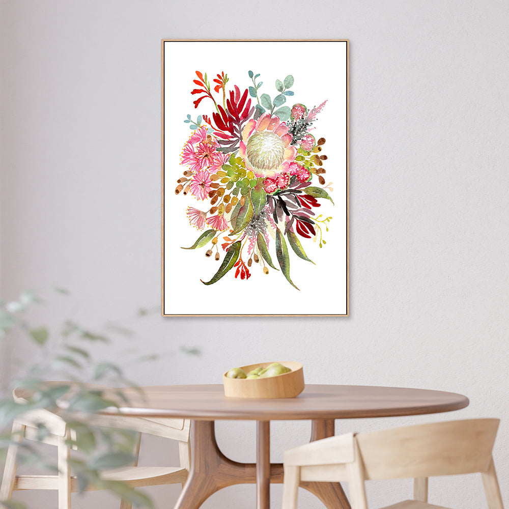 wall-art-print-canvas-poster-framed-Abstract Native Plants , By Jessie Mitchelson-GIOIA-WALL-ART