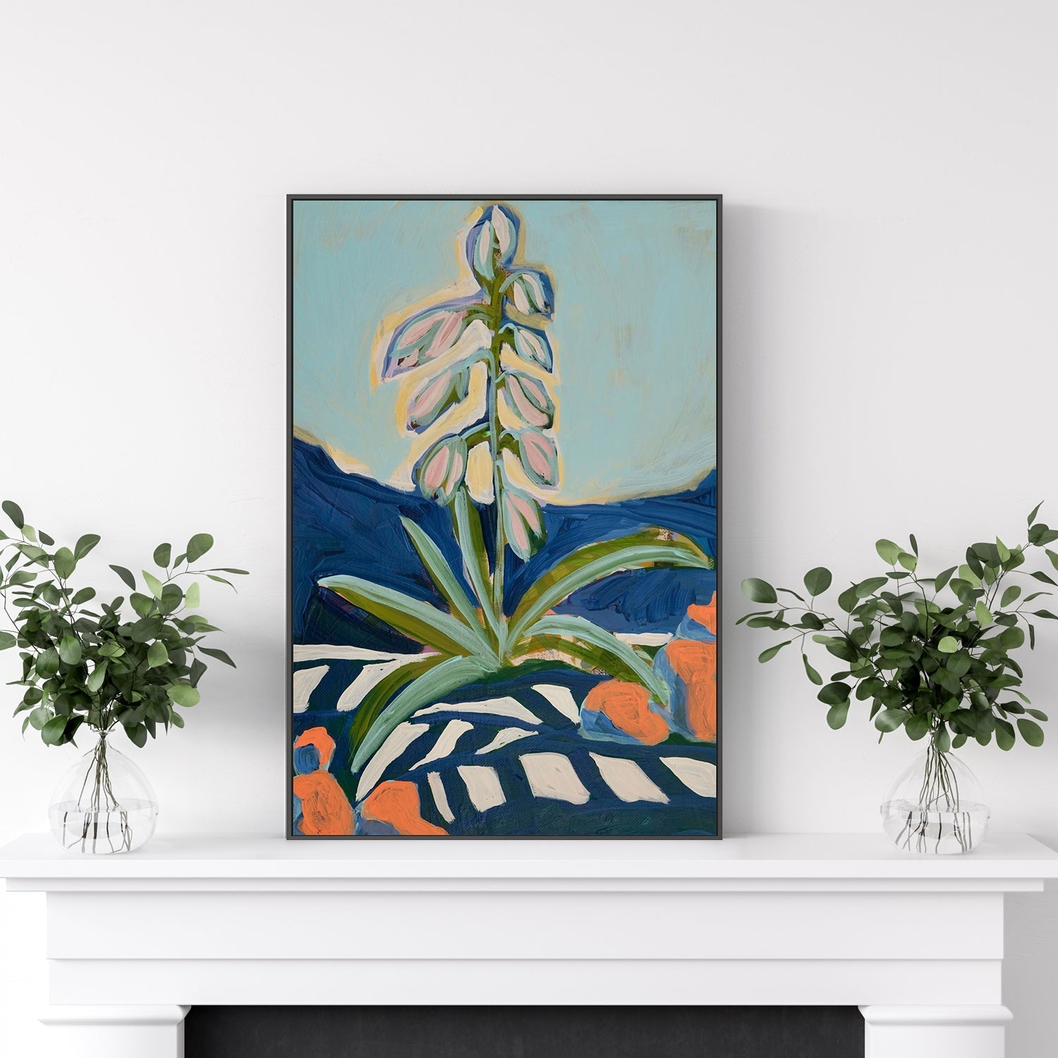 wall-art-print-canvas-poster-framed-Abstract Plant , By Eleanor Baker-2